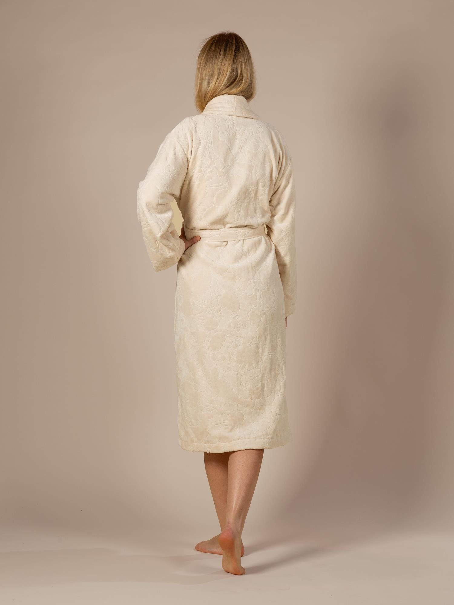 Essenza Damenbademantel Rosie, Rosie, Baumwolle Modal, Rosie, Gürtel, Rosie