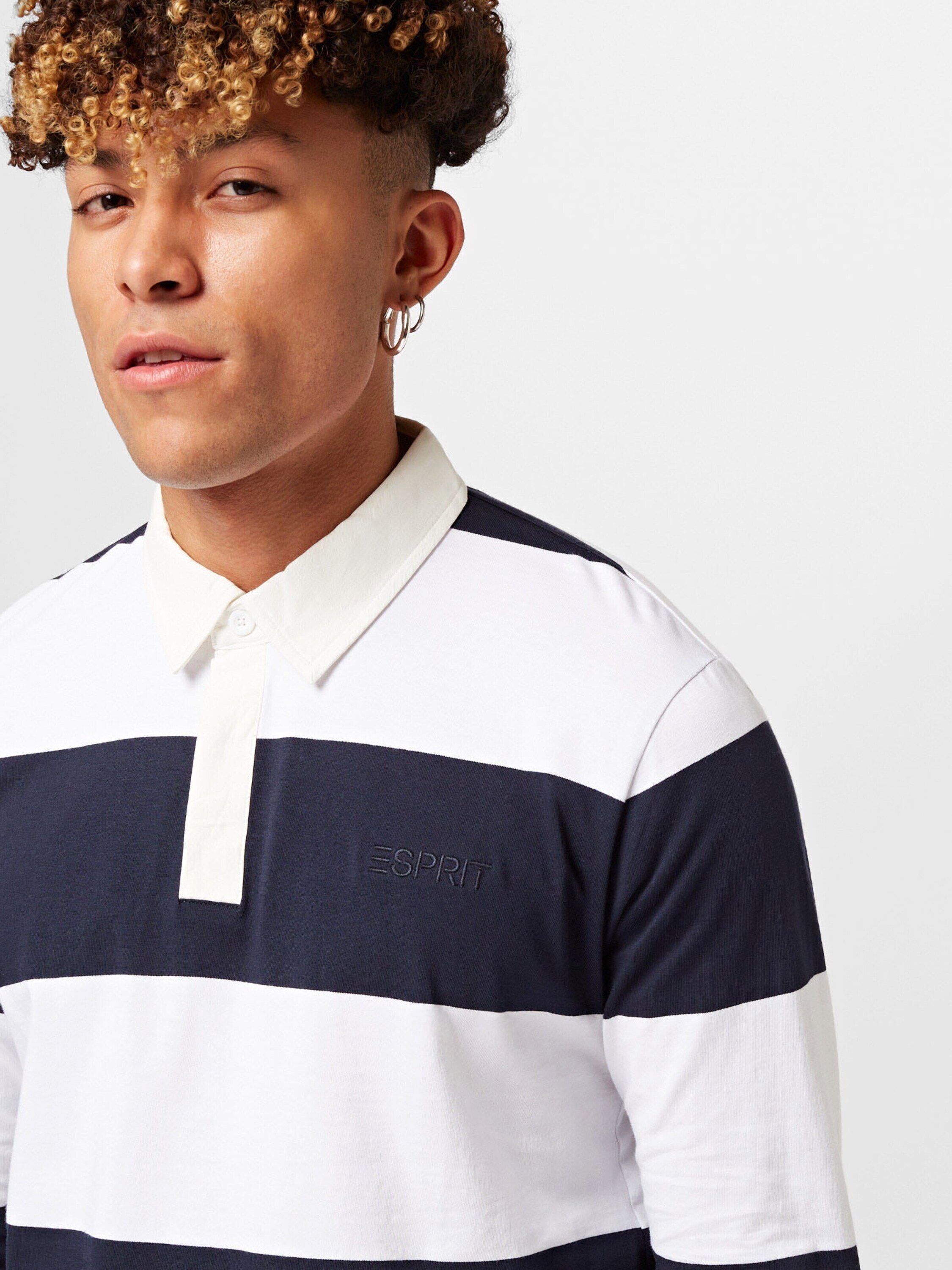 Esprit Langarm-Poloshirt (1-tlg)