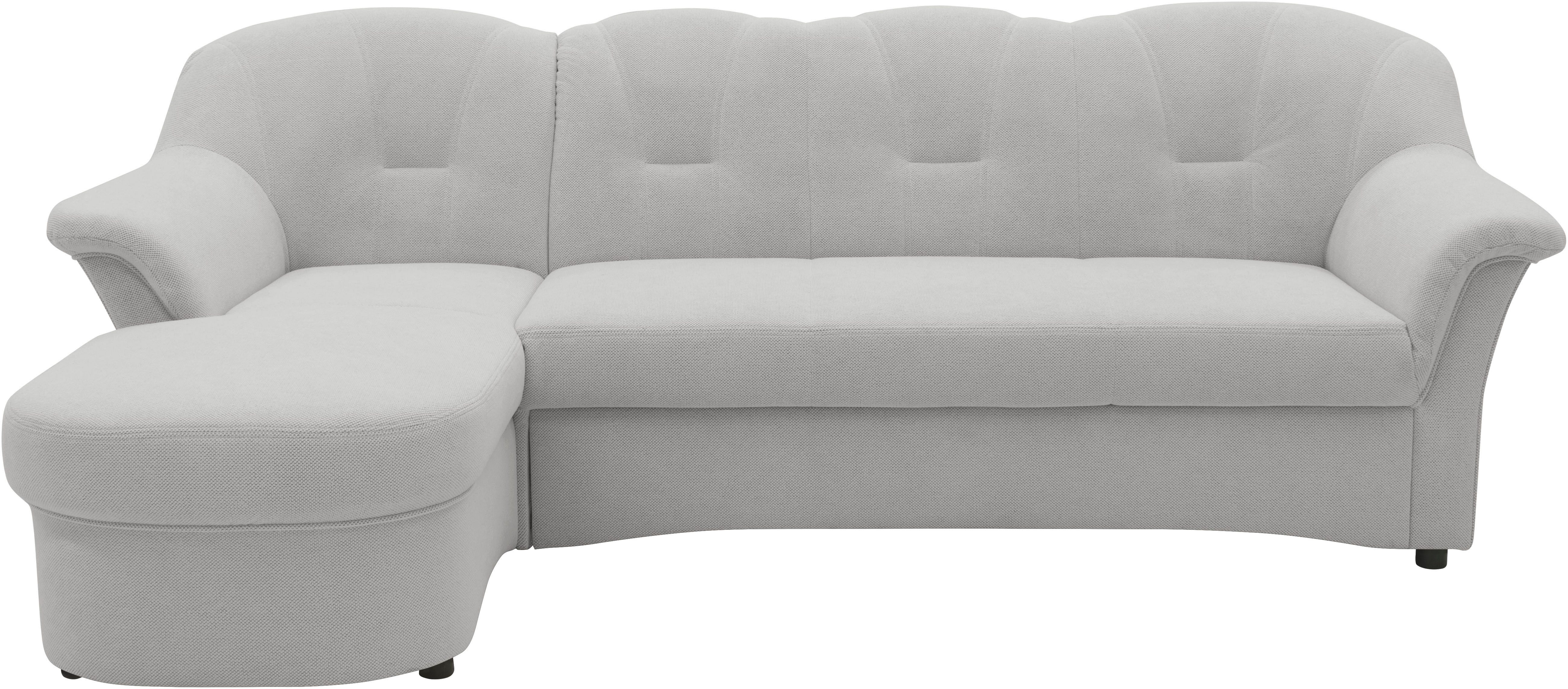 DOMO collection Ecksofa Flores Schlafsofa, B/T/H: 233/142/86 cm, L-Form, wa günstig online kaufen
