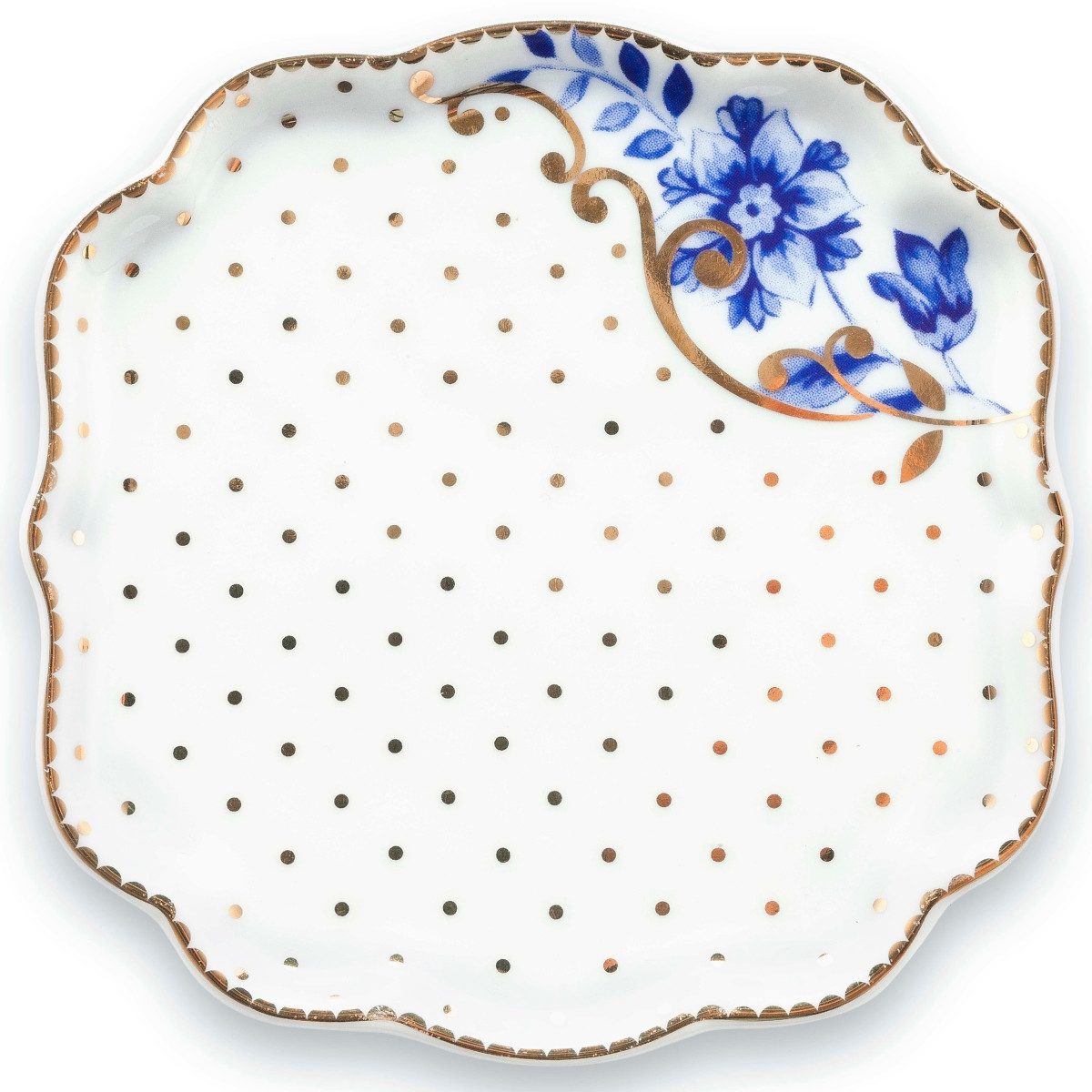 PiP Studio Teller Royal White Teebeutelablage, Tea Tip Royal White 10cm