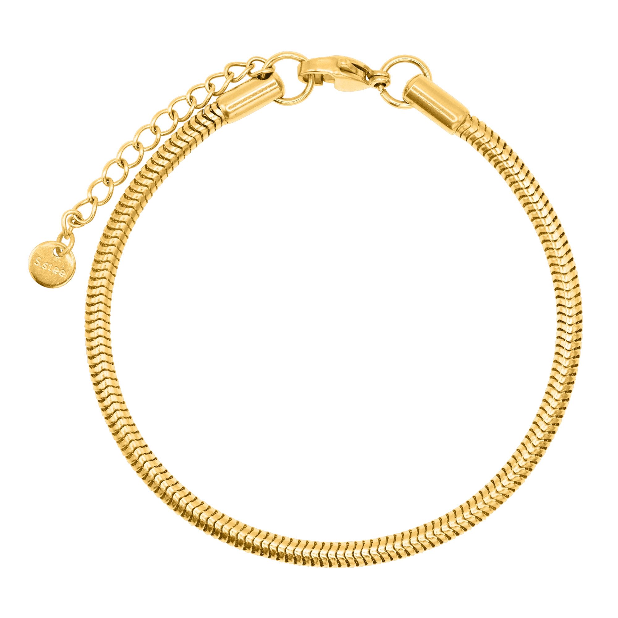 Heideman Armband Tauru goldfarben (Armband, inkl. Geschenkverpackung), Sleek Armband Damen
