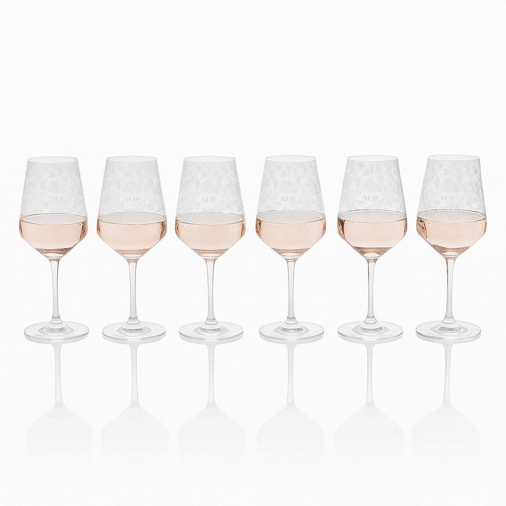 Coba Glas Exklusives 6er-Set ALÌE Frescobaldi Weingläser – Edles Design für Rosé