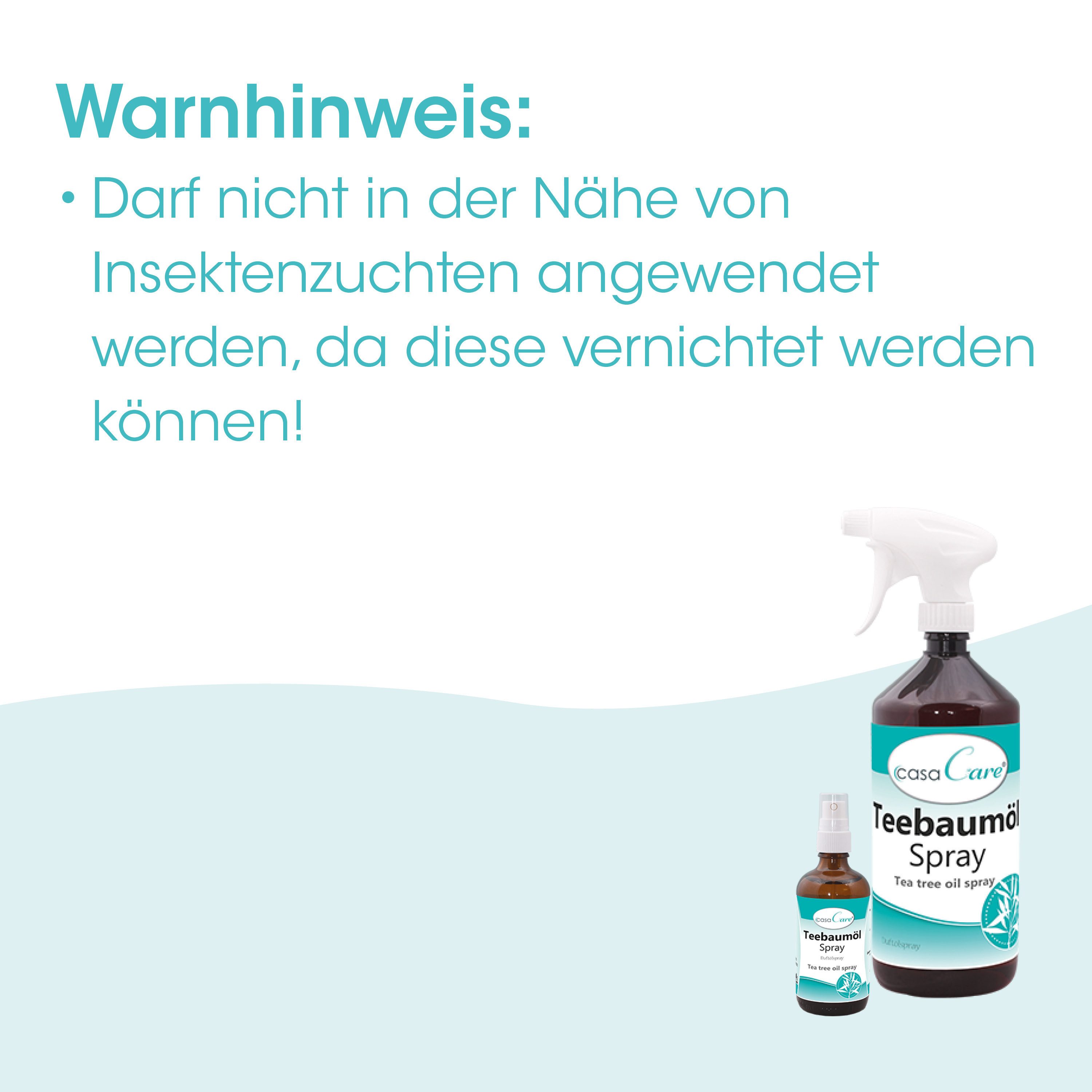 cdVet Raumduft casaCare Teebaumöl Spray, pflanzliches Produkt zur Verbesserung des Raumklimas