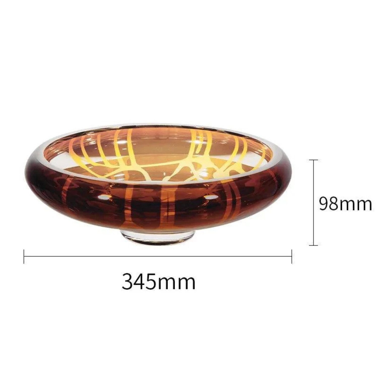 Quality Elegance Deko-Glas Luxus Kristallglas Centerpiece