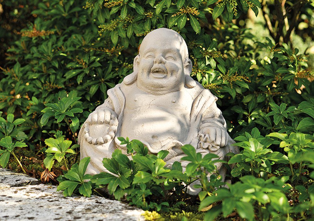 Bali-Homedecor Gartenfigur Buddha Figur sitzend Beton günstig online kaufen