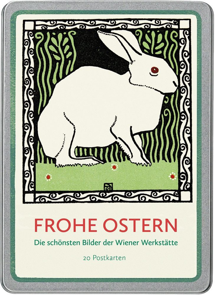 Papermoon Postkarte Frohe Ostern!: Die schönsten Bilder der Wiener Werkstätte