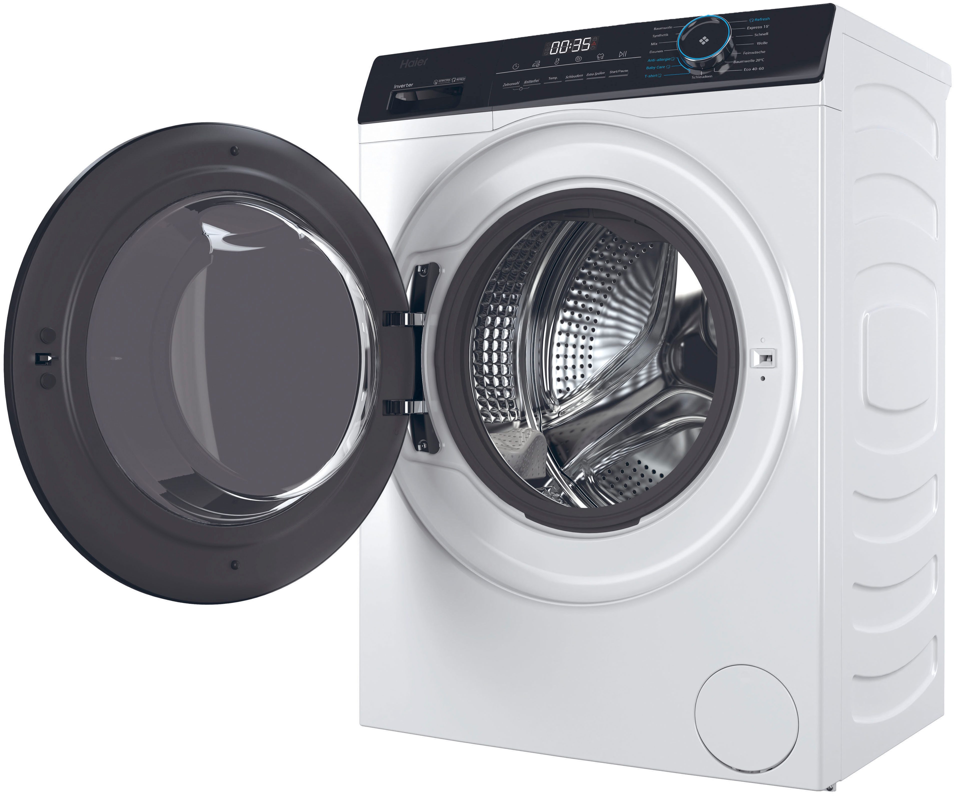 Haier Waschmaschine HW101-NBP14939, 8 kg, 1400 U/min, das Hygiene Plus: ABT® Antibakterielle Technologie
