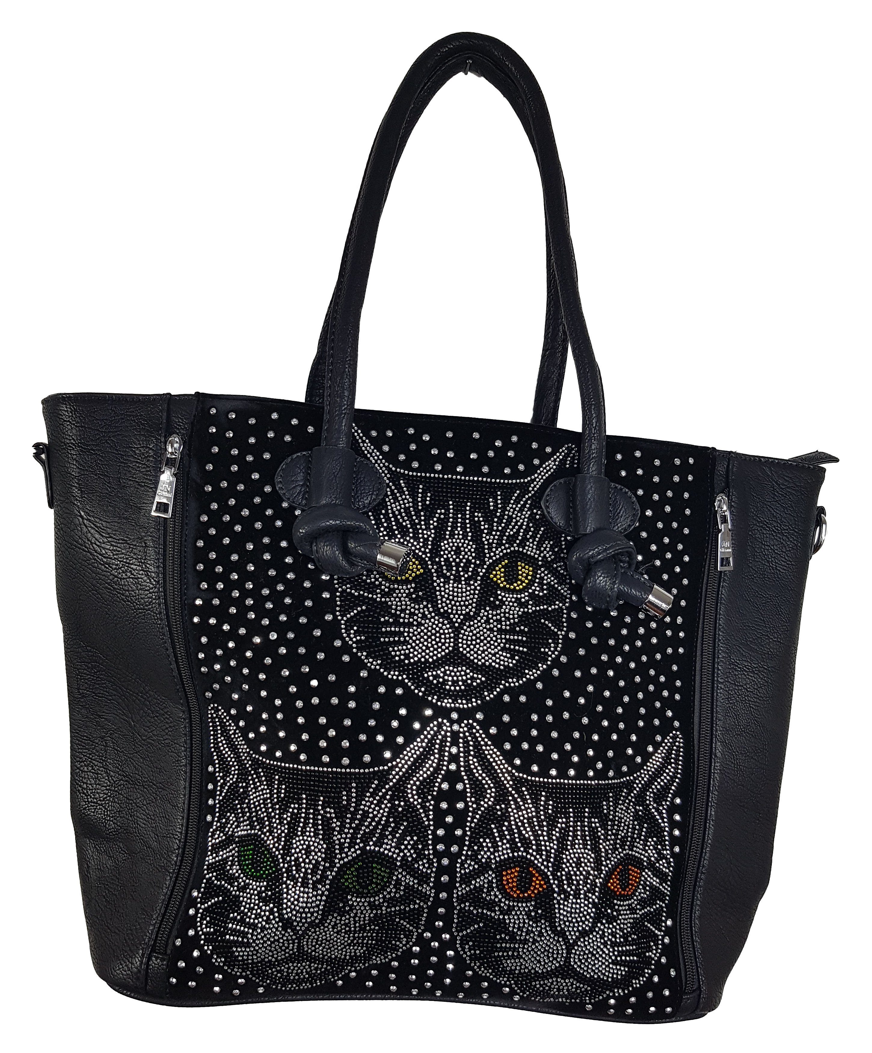 Handtasche Shoppertasche Katzen