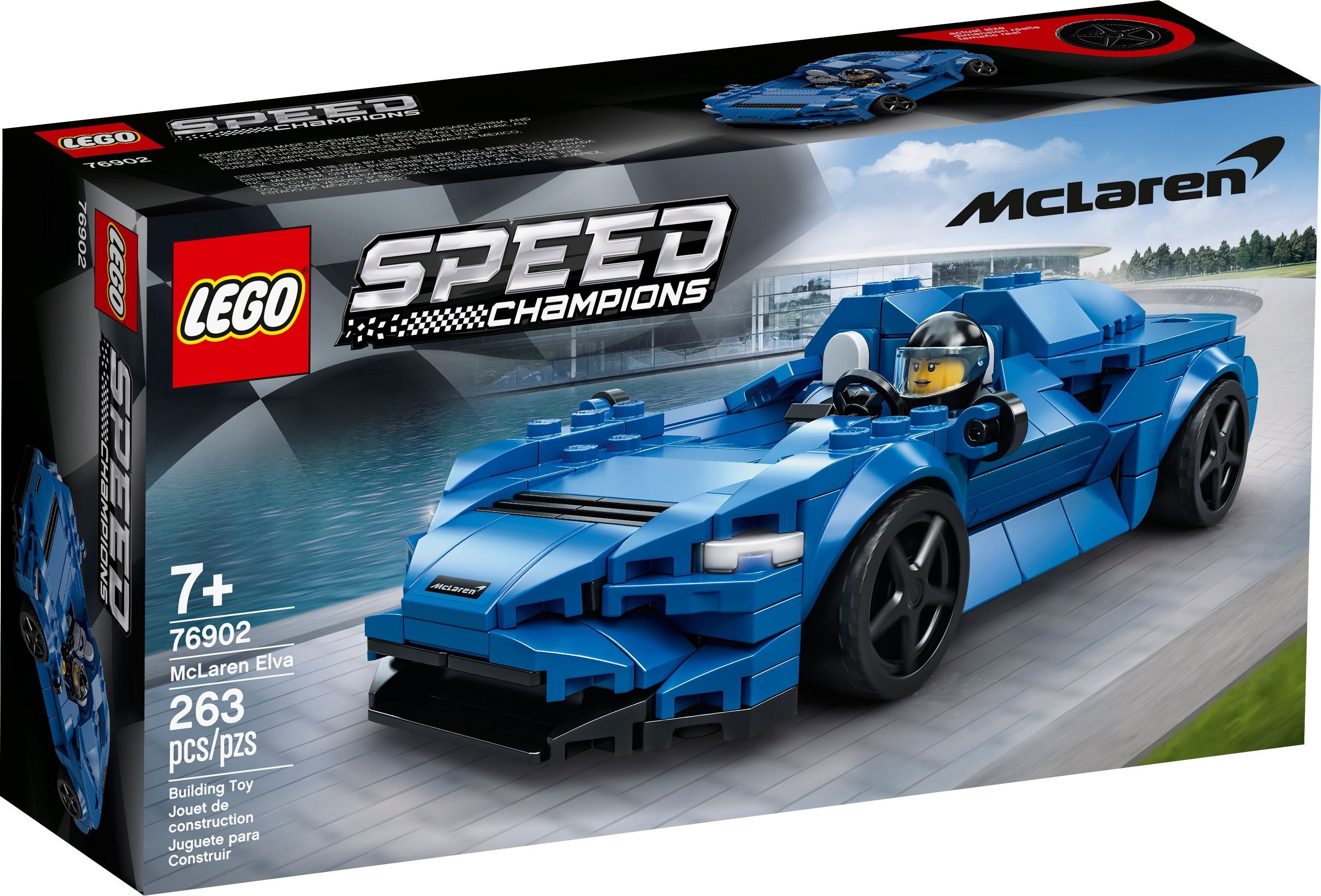 LEGO® LEGO® Speed Champions 76902 McLaren Elva Konstruktionsspielsteine, (2 günstig online kaufen