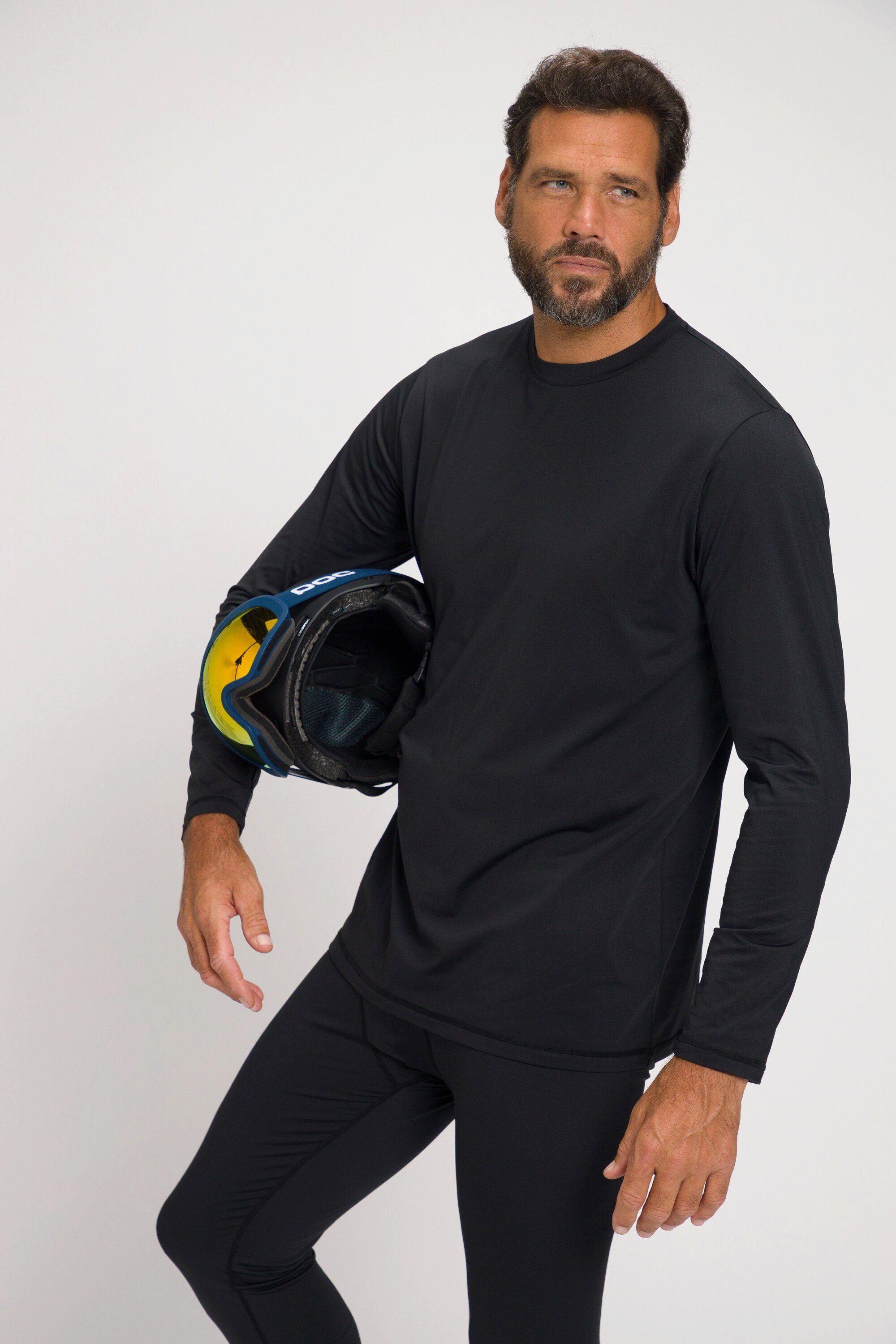 JP1880 Boxershorts Funktions-Unterhose Skiwear Thermo schwarz lang
