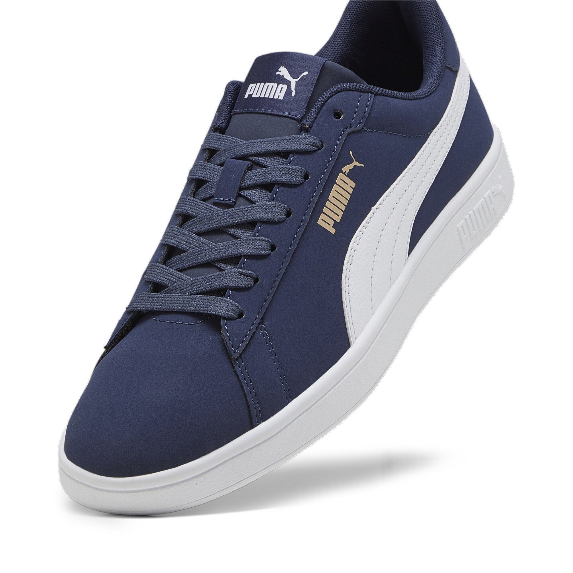 Erwachsene Gold PUMA Buck Navy Blue 3.0 Sneaker Sneakers White Smash PUMA