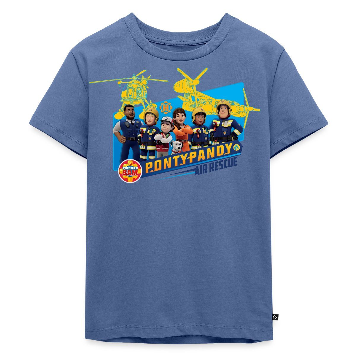 T-Shirt Feuerwehrmann Sam™ Pontypandy Air Rescue Kinder Premium T-Shirt