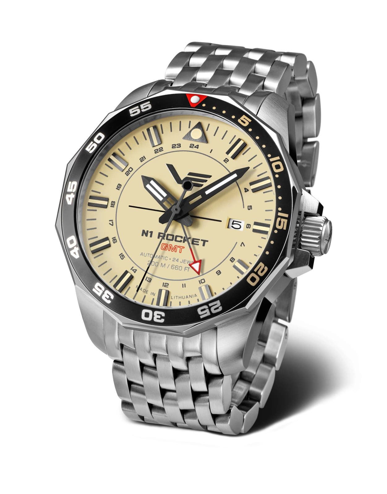 Vostok Europe Automatikuhr Rocket N1 Herrenuhr – 46 mm Herrenuhr mit Edelst günstig online kaufen