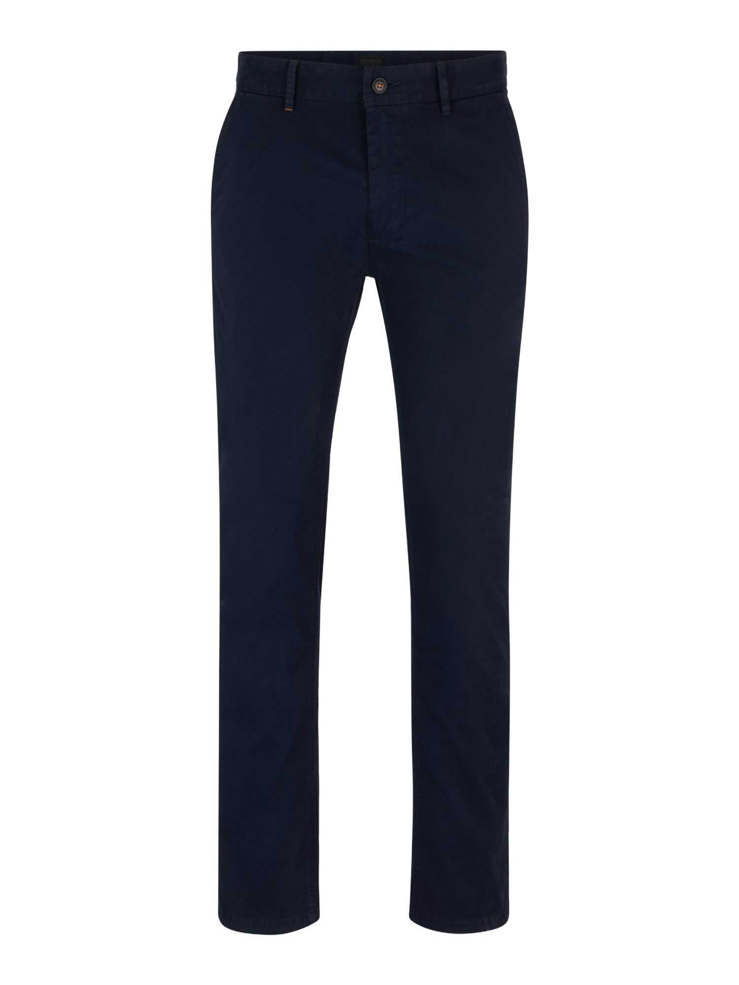 BOSS ORANGE Stoffhose BOSS Men Orange blau,Casual,Baumwolle,Unifarben,Slim Fit,Mittel