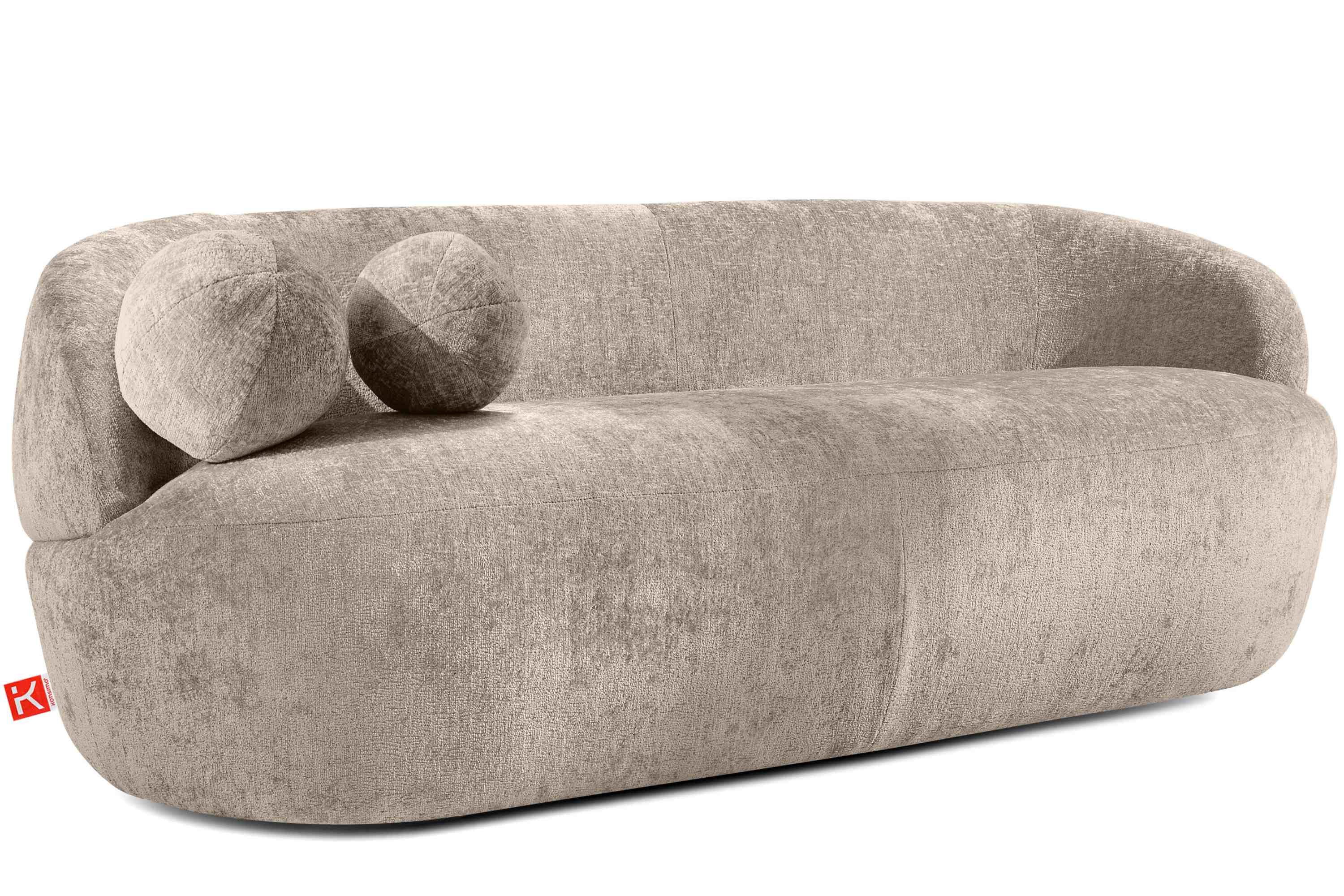 KONSIMO® 3-Sitzer NELUM Sofa, Modern, organische günstig online kaufen
