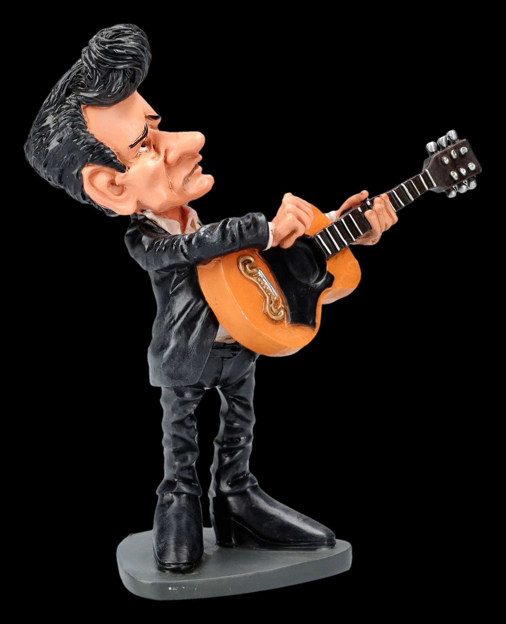 Figuren Shop GmbH Dekofigur Lustige Rockstar Figur - Sänger Johnny - Rockmu günstig online kaufen