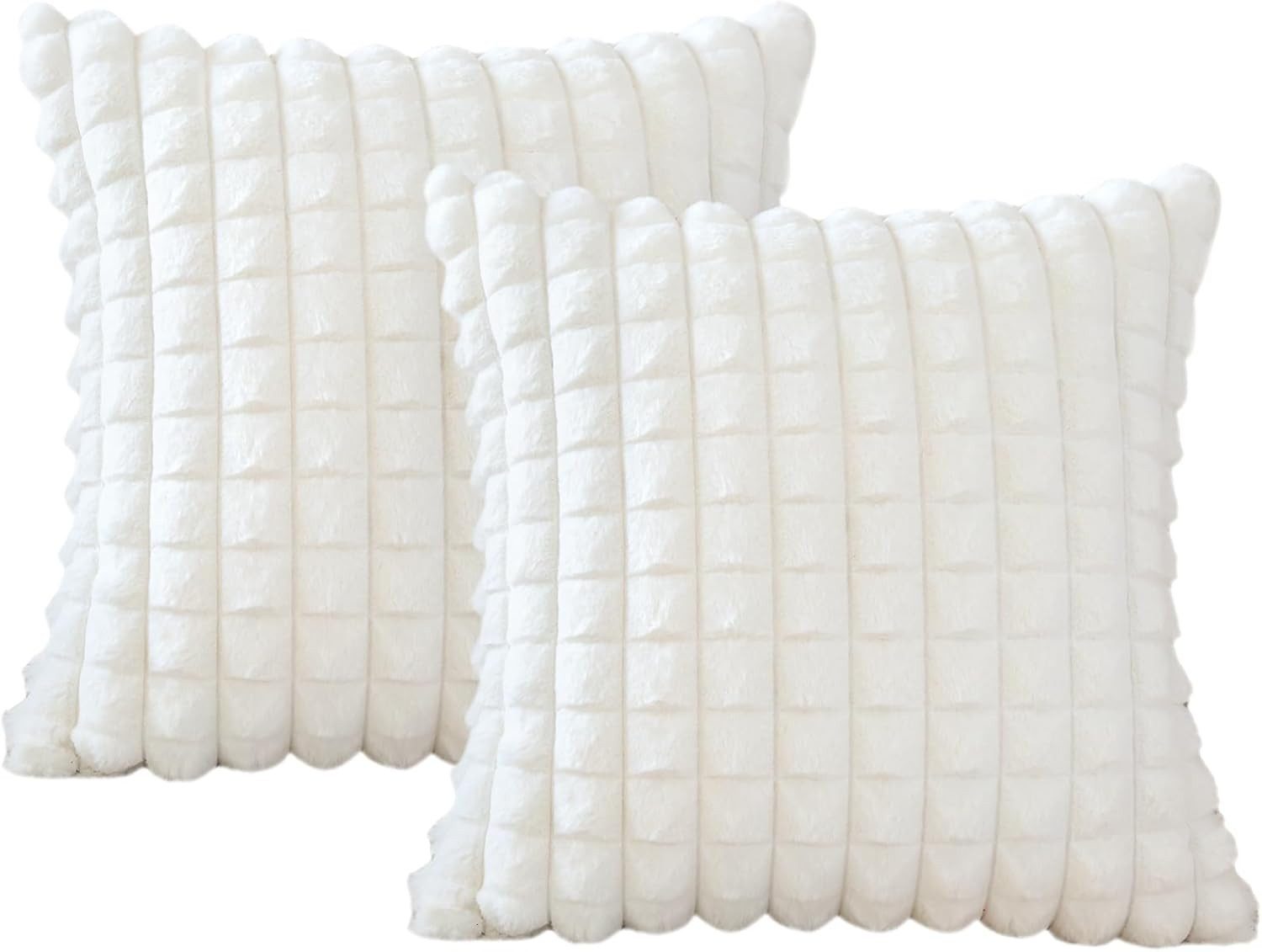 Kissenbezug Plüsch Kissenbezüge 1er Set 45x45cm,Flauschig Deko Kissenbezug
