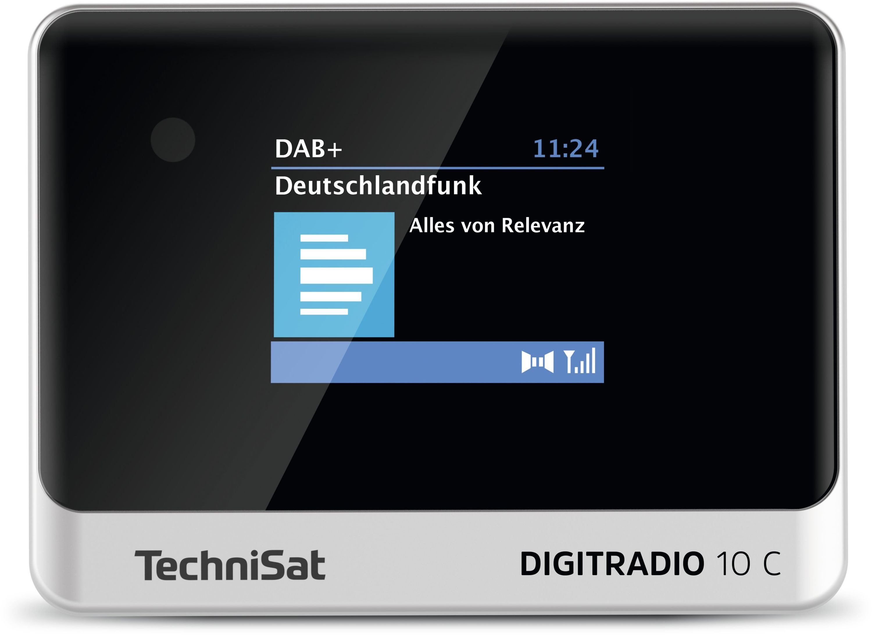 TechniSat DIGITRADIO 10 C Digitalradio (DAB) (Digitalradio (DAB), FM-Tuner mit RDS, Bluetooth, Farbdisplay, Fernbedienung, kompakter HiFi-Adapter)