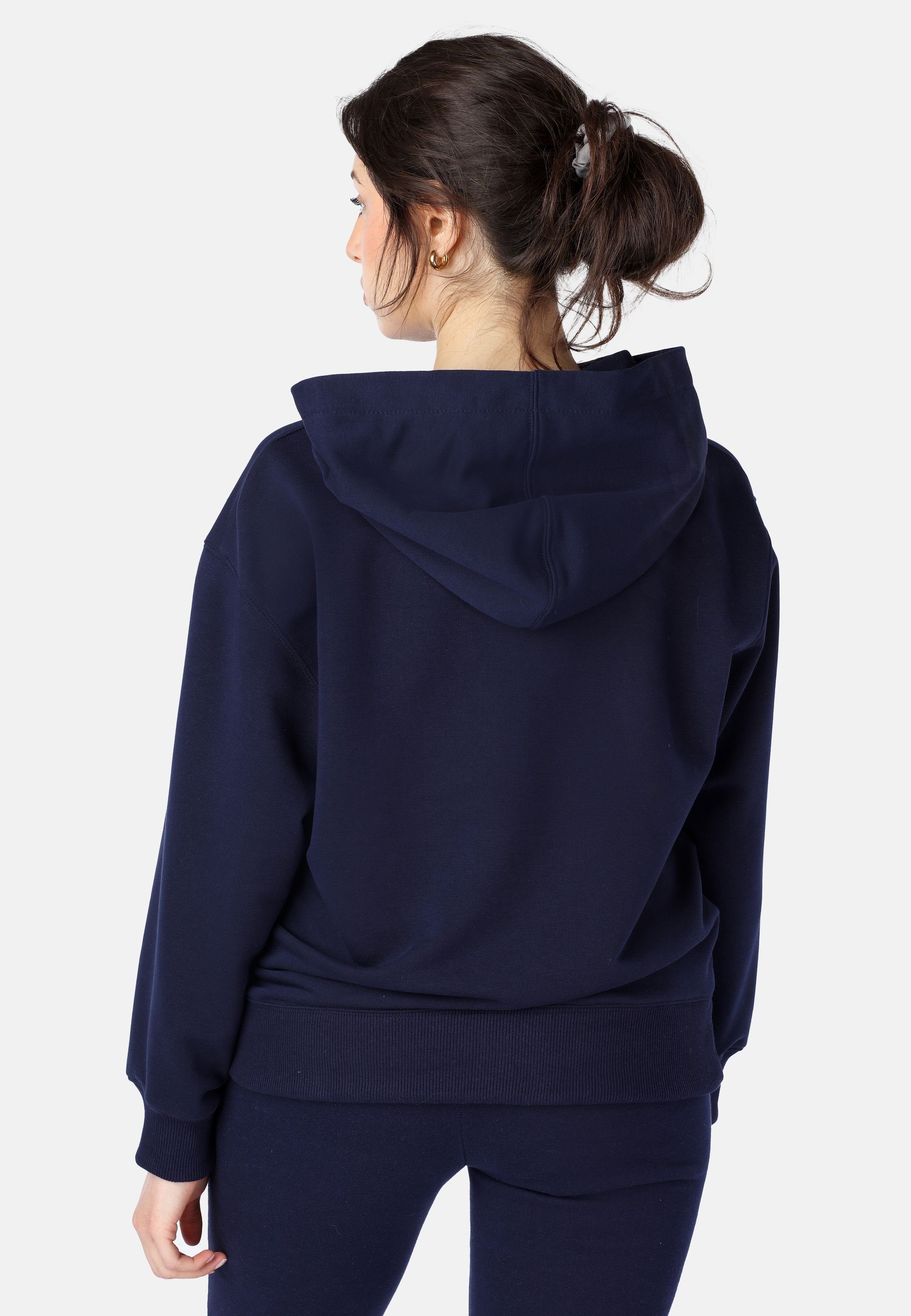 Bellivalini Kapuzensweatshirt Kapuzenpullover lang Damen Hoodie Sportanzug Oberteil Pullover BLV210