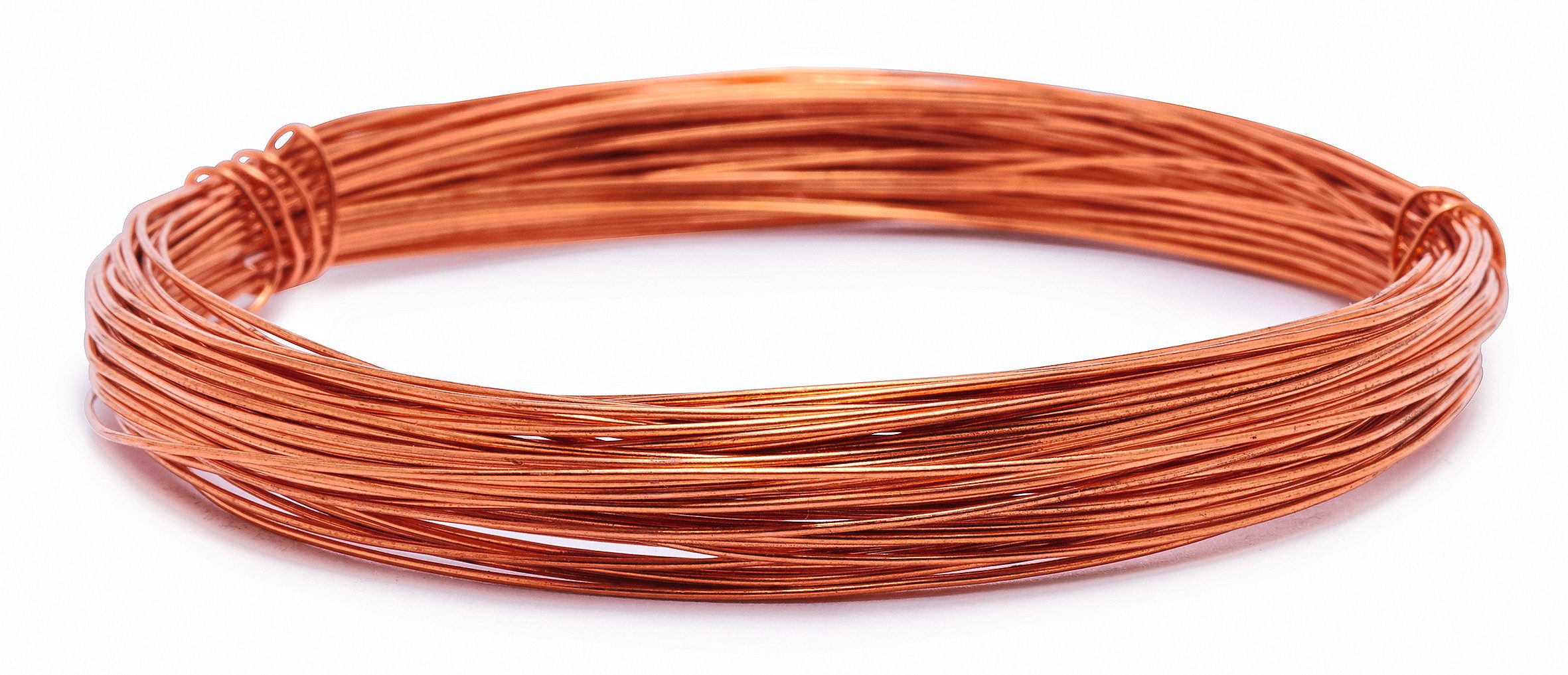 HARFINGTON Kupferdraht 28 Gauge – 100 M, Weiß, Anlaufgeschützt, Für Schmuckherstellung, Perlen & Basteln (0,3 Mm Durchmesser)