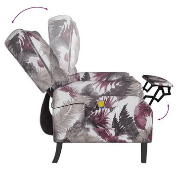 DOTMALL Massageliege Massage-Liegestuhl, Stoff mit Blumenmuster, mehrfarbig