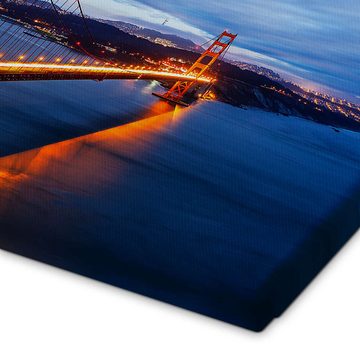 Posterlounge Leinwandbild Editors Choice, Golden Gate Bridge in San Francisco, Fotografie
