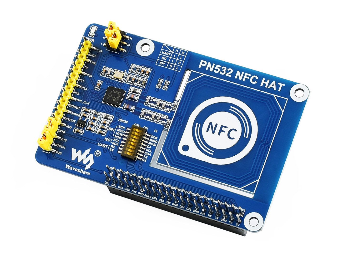 PN532 NFC HAT für Raspberry Pi, I2C / SPI / UART Mini-PC Barebone