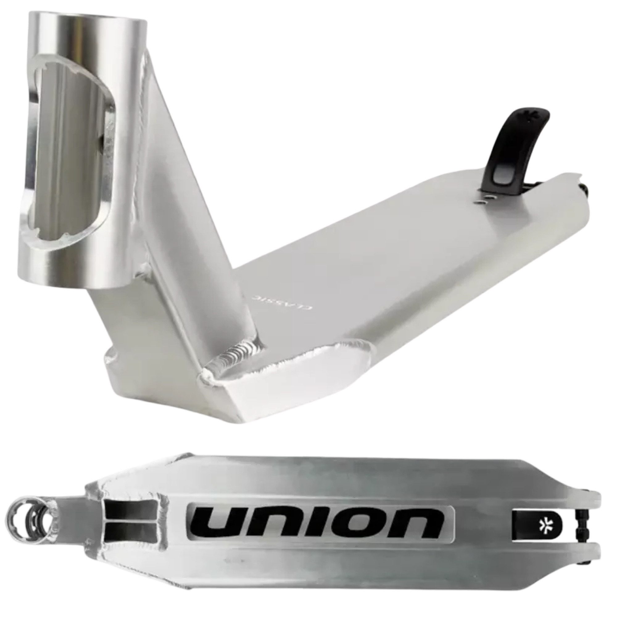 Union Stuntscooter Union Classic Pro Stunt-Scooter Deck Silber 490mm 5" wide
