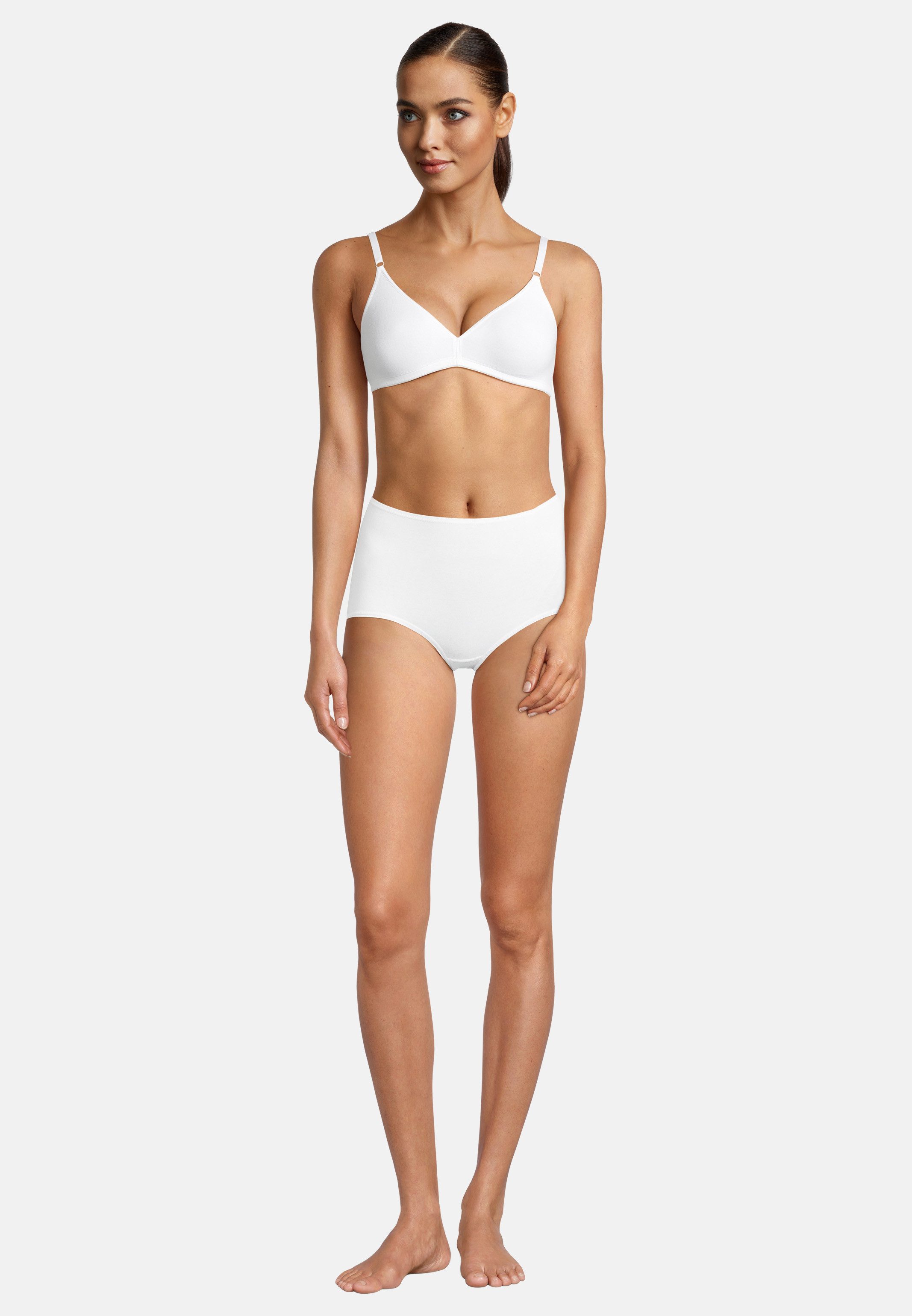 Nina Von C. Taillenslip 3er Pack Slipboutique (Spar-Set, 3-St) Taillen Slip - Baumwolle - Atmungsaktiv