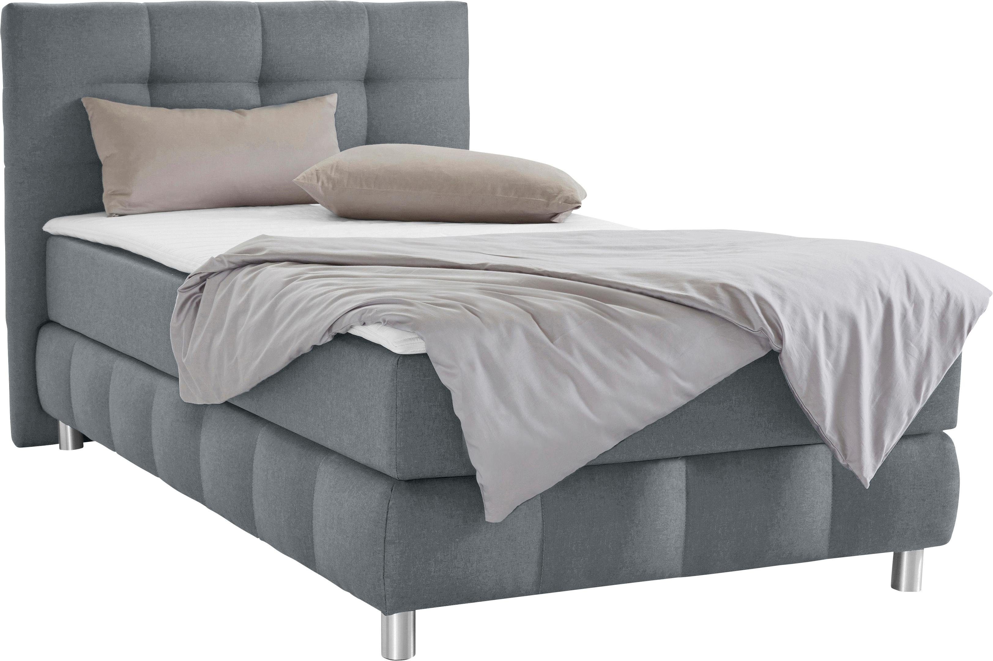 Home affaire Boxspringbett Salo, incl. Topper, 6 Breiten, 2 Härtegrade, TFK auch in Härtegrad 4