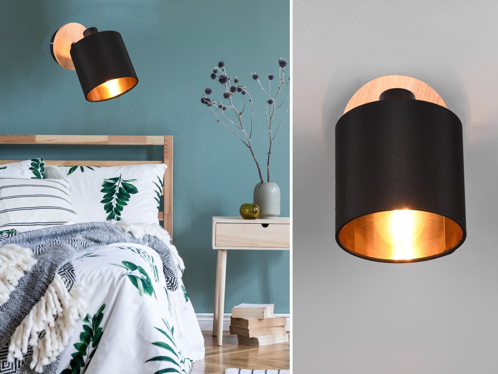 Reality Leuchten LED Wandstrahler, Dimmfunktion, LED wechselbar, Warmweiß, günstig online kaufen