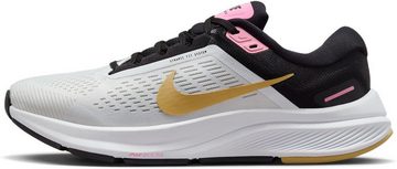 Nike W NIKE AIR ZOOM STRUCTURE 24 WHITE/WHEAT GOLD-BLACK-PIN Laufschuh