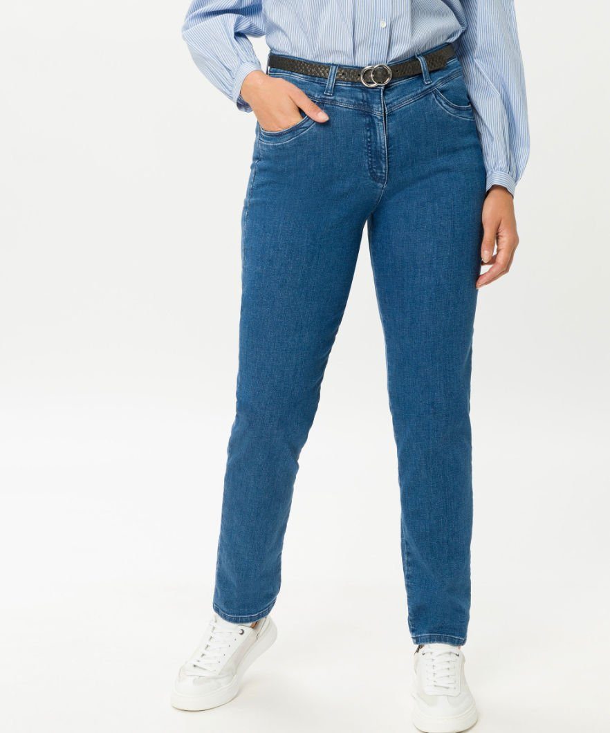 RAPHAELA by BRAX 5-Pocket-Jeans Style CAREN NEW stein