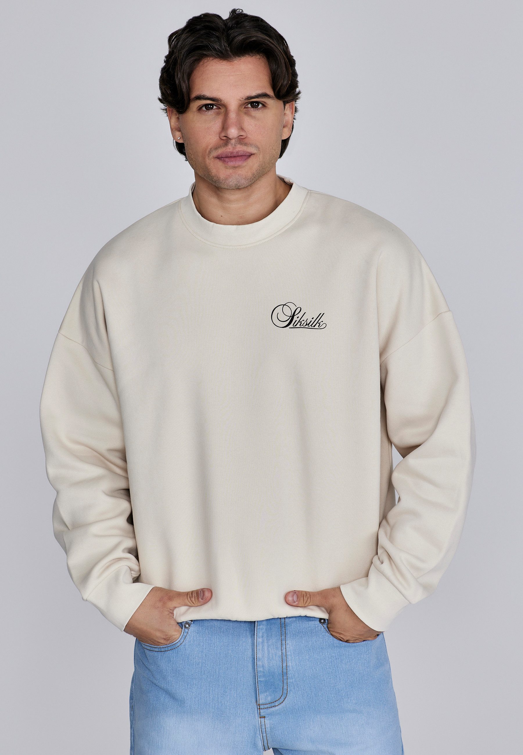 Sweatshirt SikSilk Herren Essentials Pullover