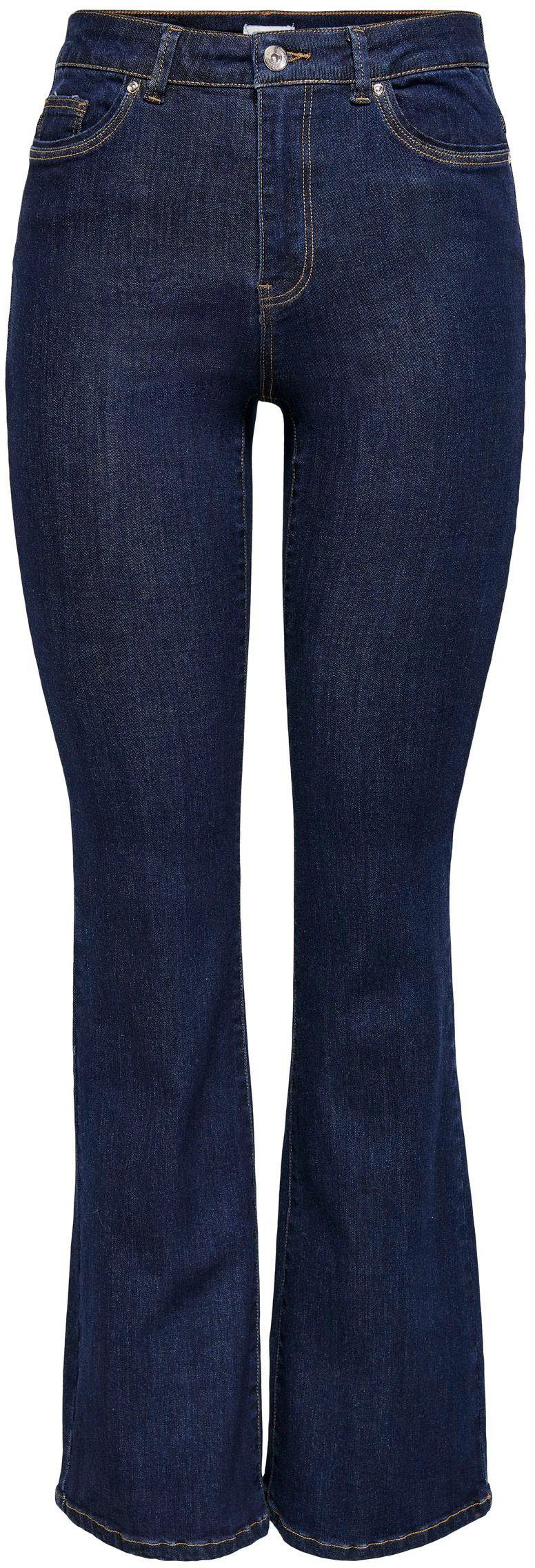 Bootcut-Jeans ONLWAUW LIFE HW FLARED RINSE DNM