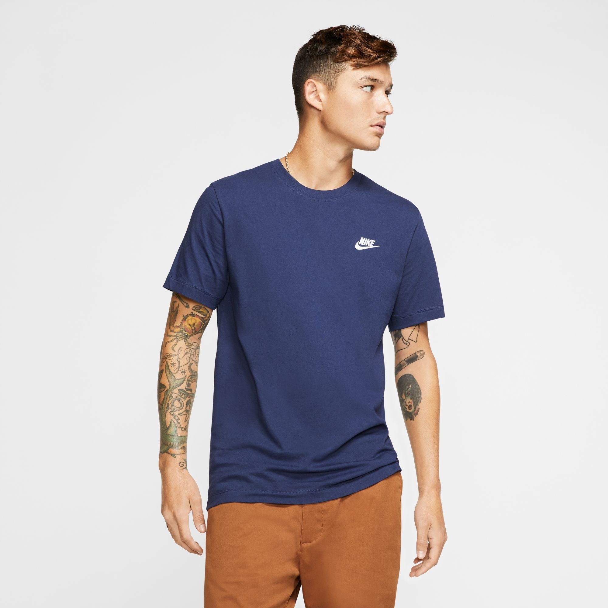 T-Shirt MEN'S Nike T-SHIRT Sportswear marine CLUB