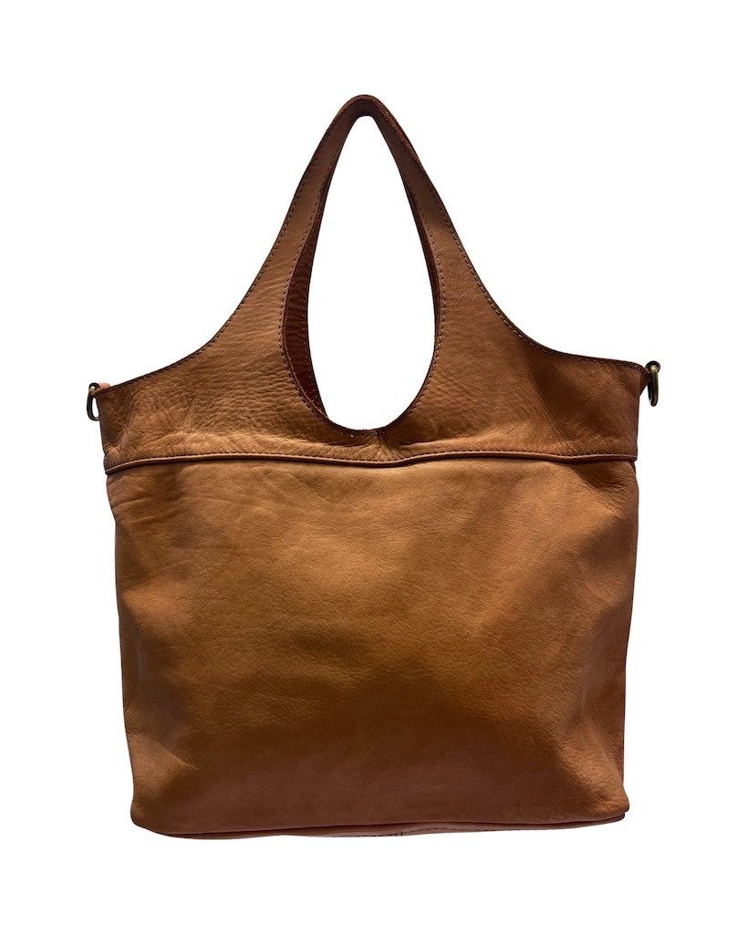 Schultertasche Wiara Designer Handtasche Shopper / Rückseite heller