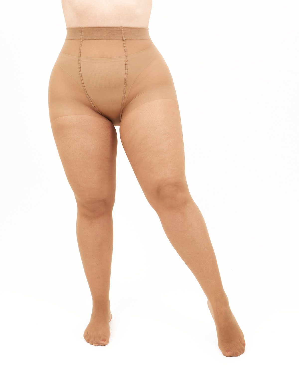 GIULIA Feinstrumpfhose 20 Den Plus Size für Damen große Größe Übergröße 20 DEN