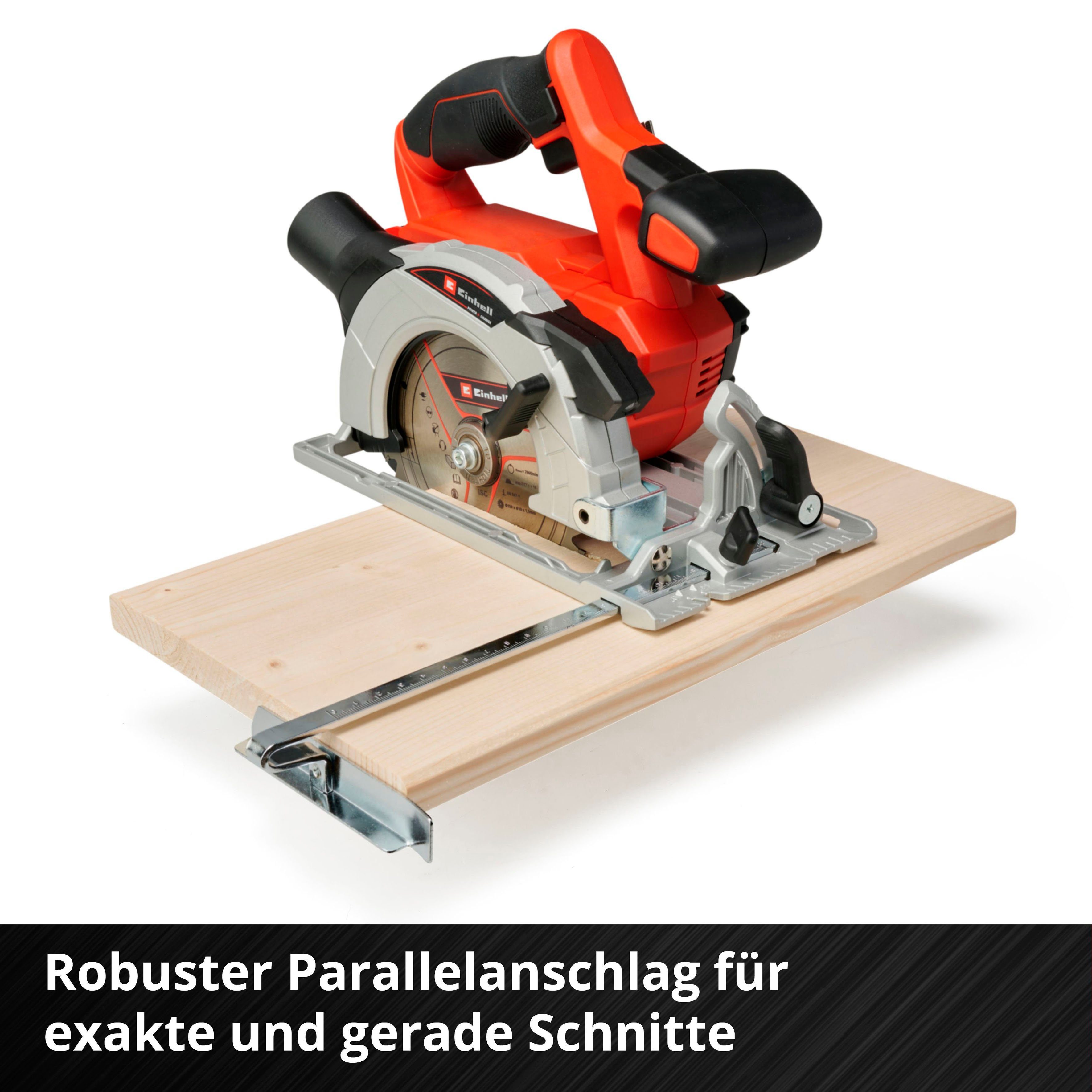 Einhell Akku-Handkreissäge TE-CS 18/150 Li - Solo, 2-St., ohne Akku und Ladegerät