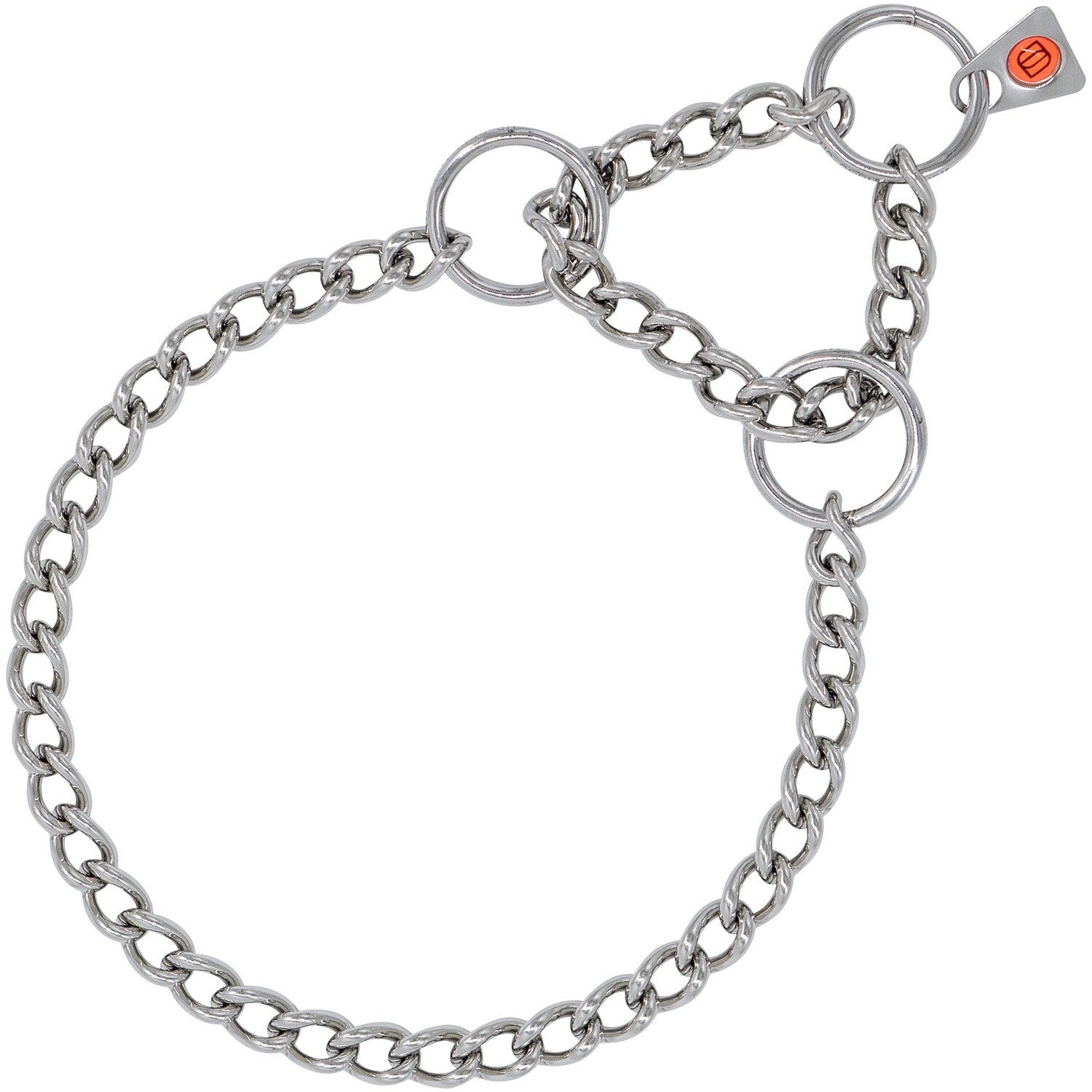 SPRENGER Hunde-Halsband Halskette mit Zugbegrenzung – runde Glieder