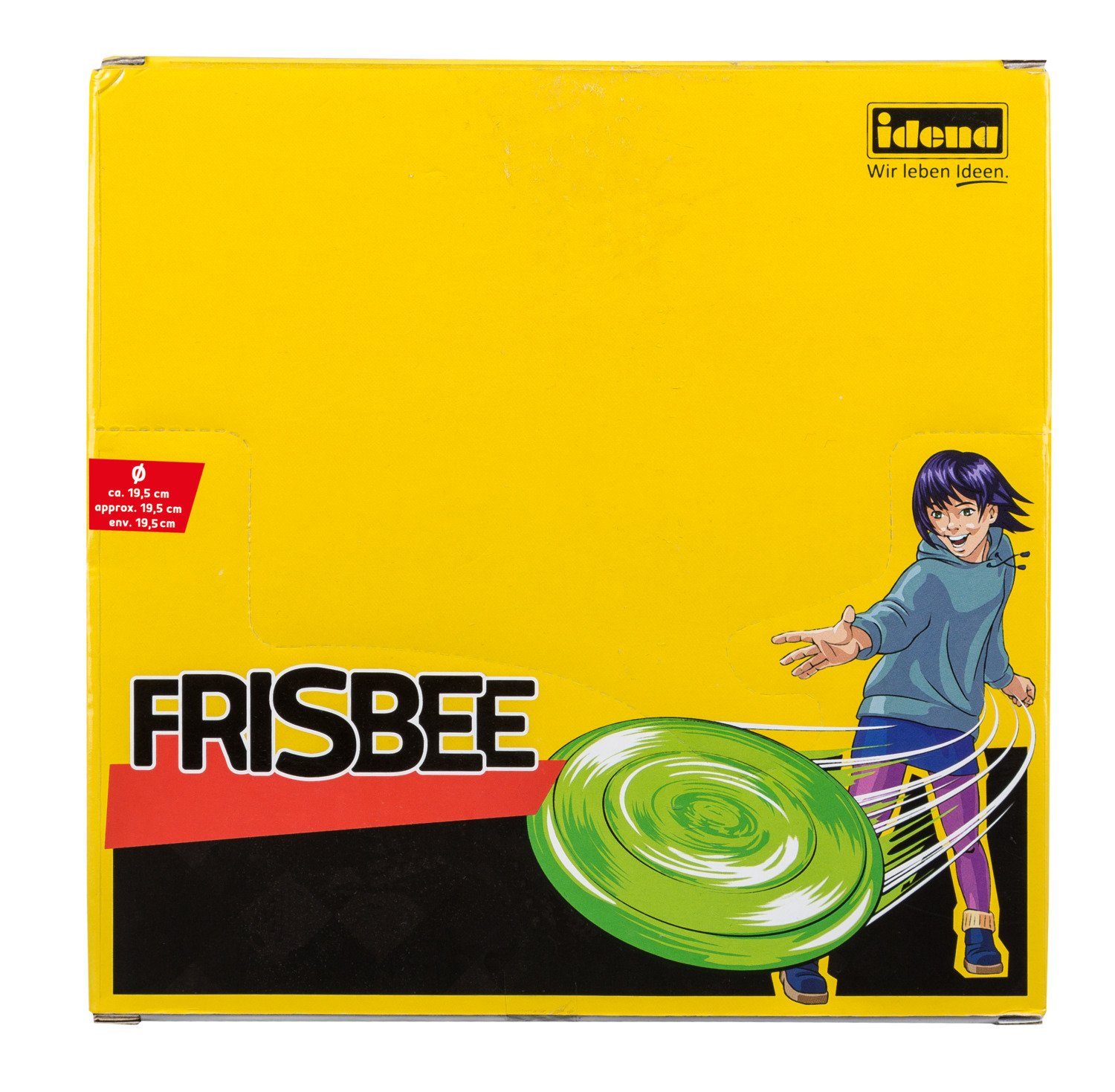 Idena Wurfscheibe Idena 40005 - Wurfscheibe ca. 19 cm, sortiert, ideal für den Sommer
