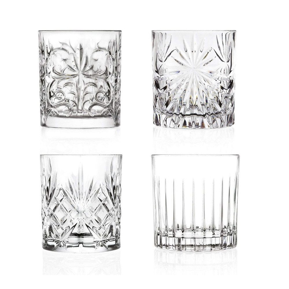 RCR Cocktailglas RCR Mixology Cocktailglas 320 ml 4er Set, Kristallglas