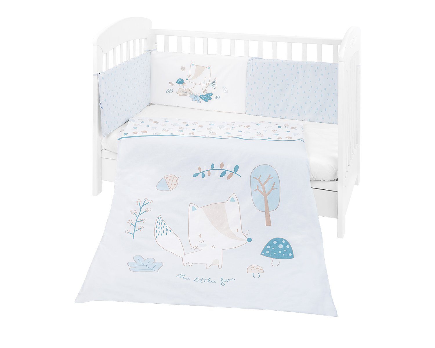 Babybettwäsche Bettwäsche 4-teilig Decke