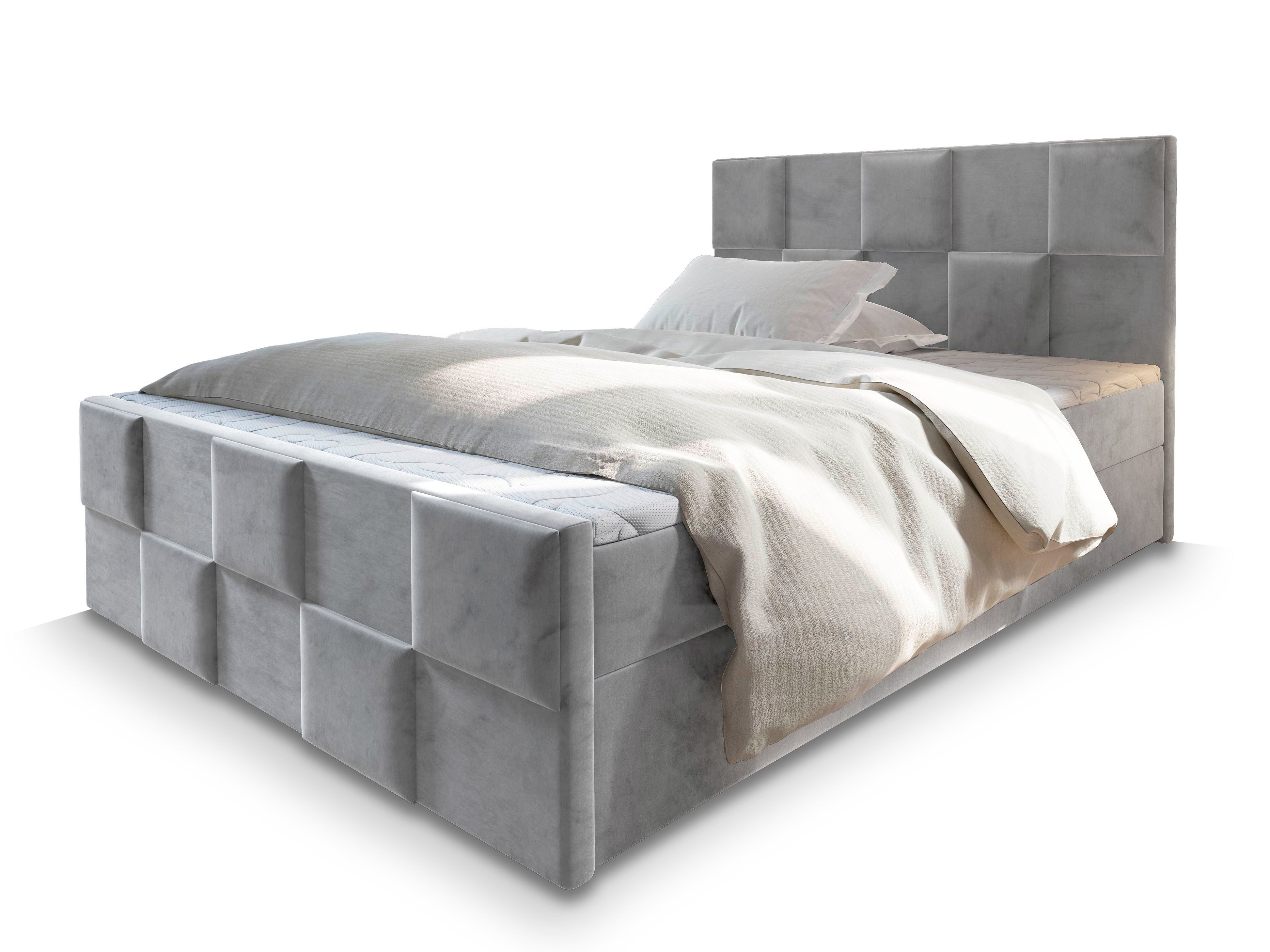 Masseno Boxbett MONA 160x200 cm mit Bonell Matratze und Topper günstig online kaufen