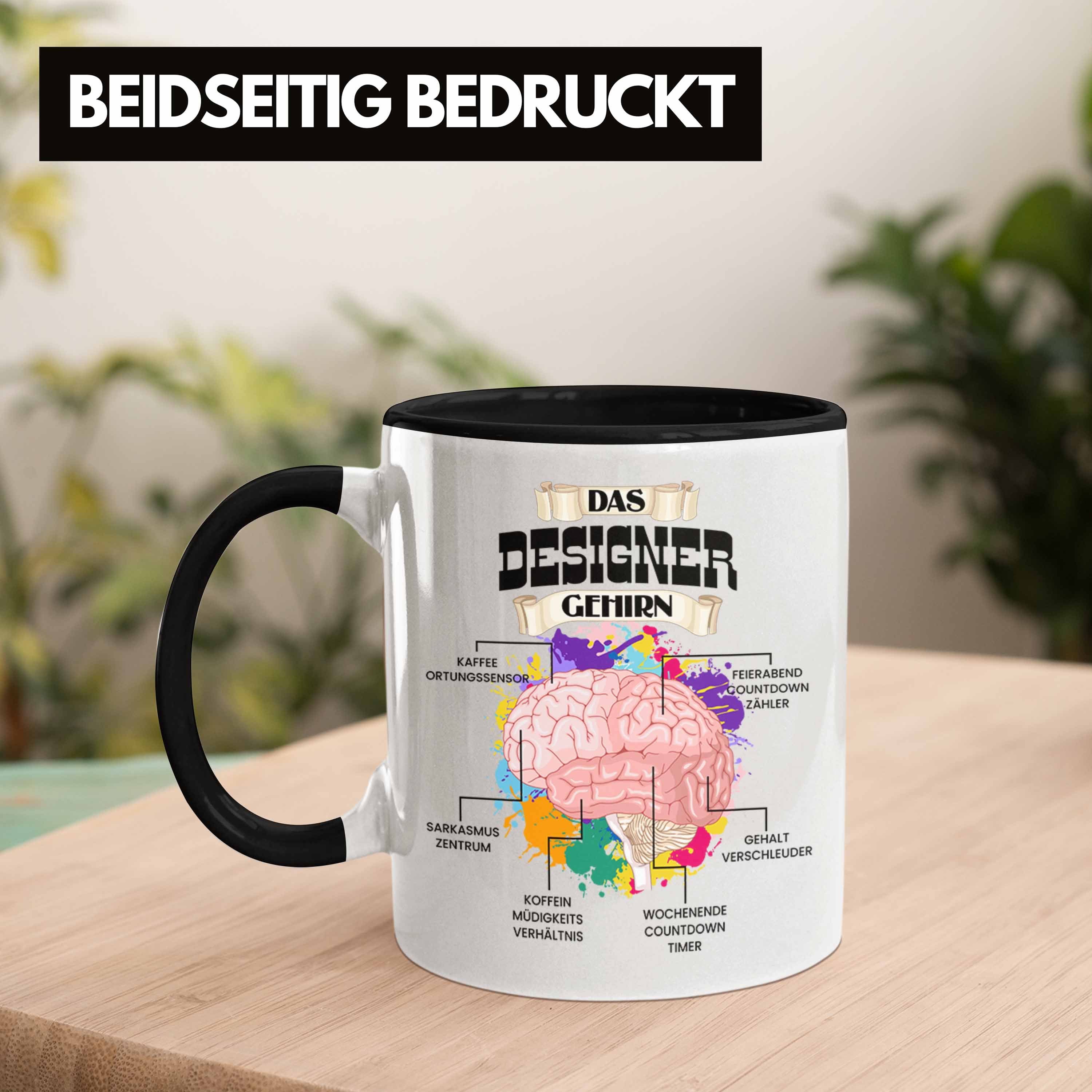 Trendation Tasse Trendation Schwarz Tasse Designer Designerin - für Geschenk Spruch Be Lustiges