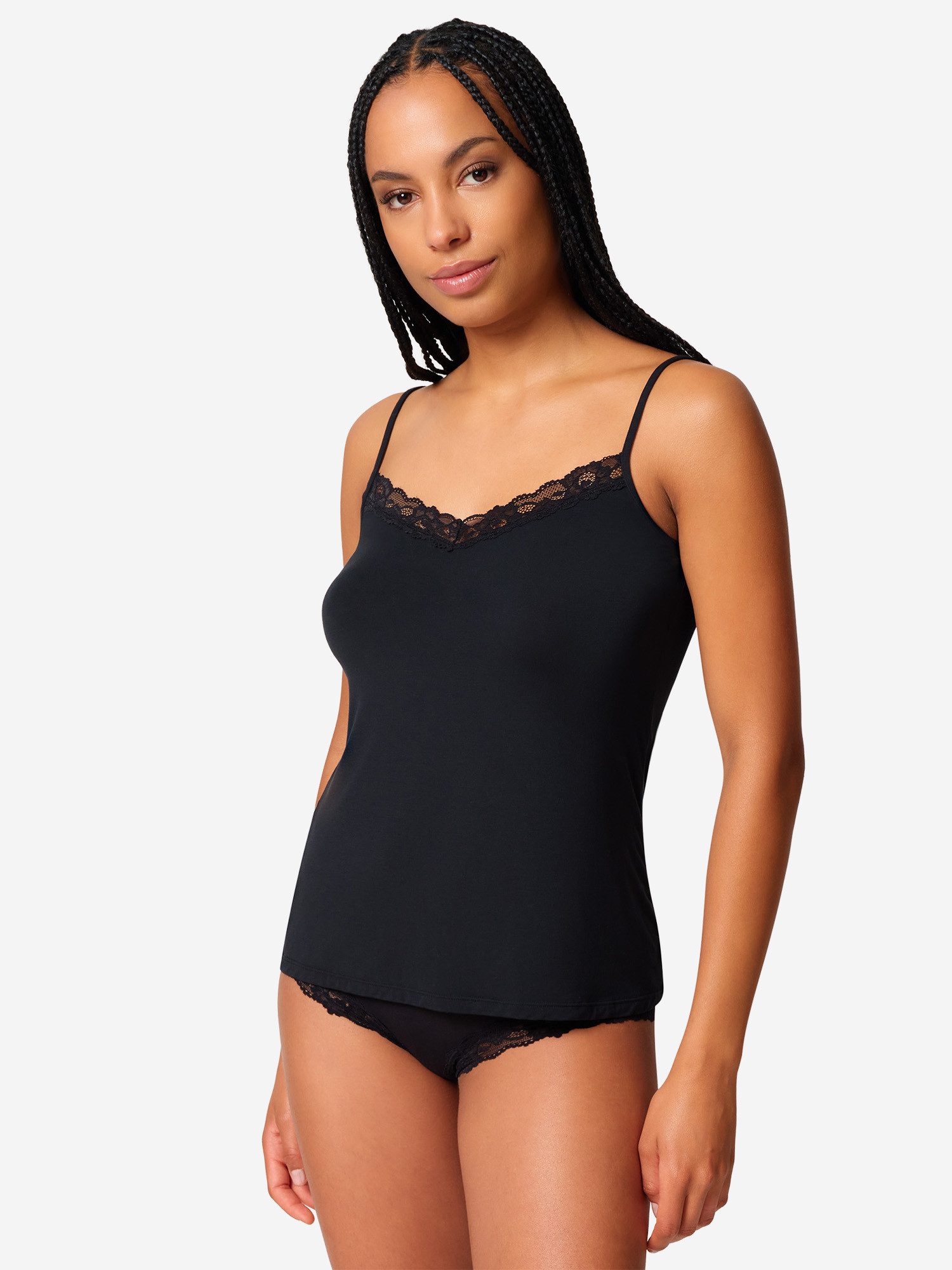 Skiny Spaghettitop Modal Lace (2-tlg) Spaghetti Top, Camisole, Cami Top