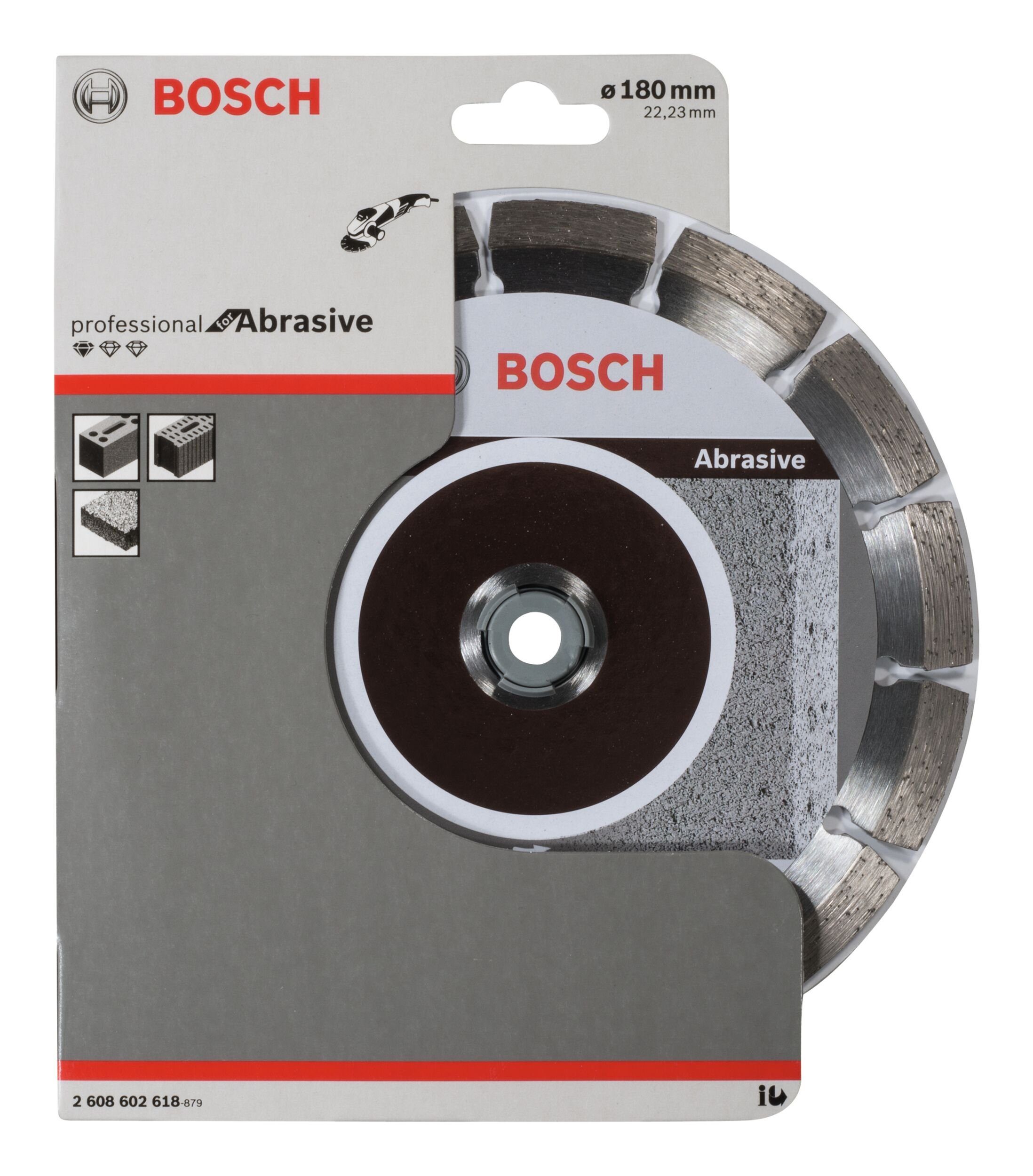 Diamanttrennscheibe x 180 Standard x 180 2 x mm, mm BOSCH Trennscheibe, for - Ø 10 Abrasive 22,23