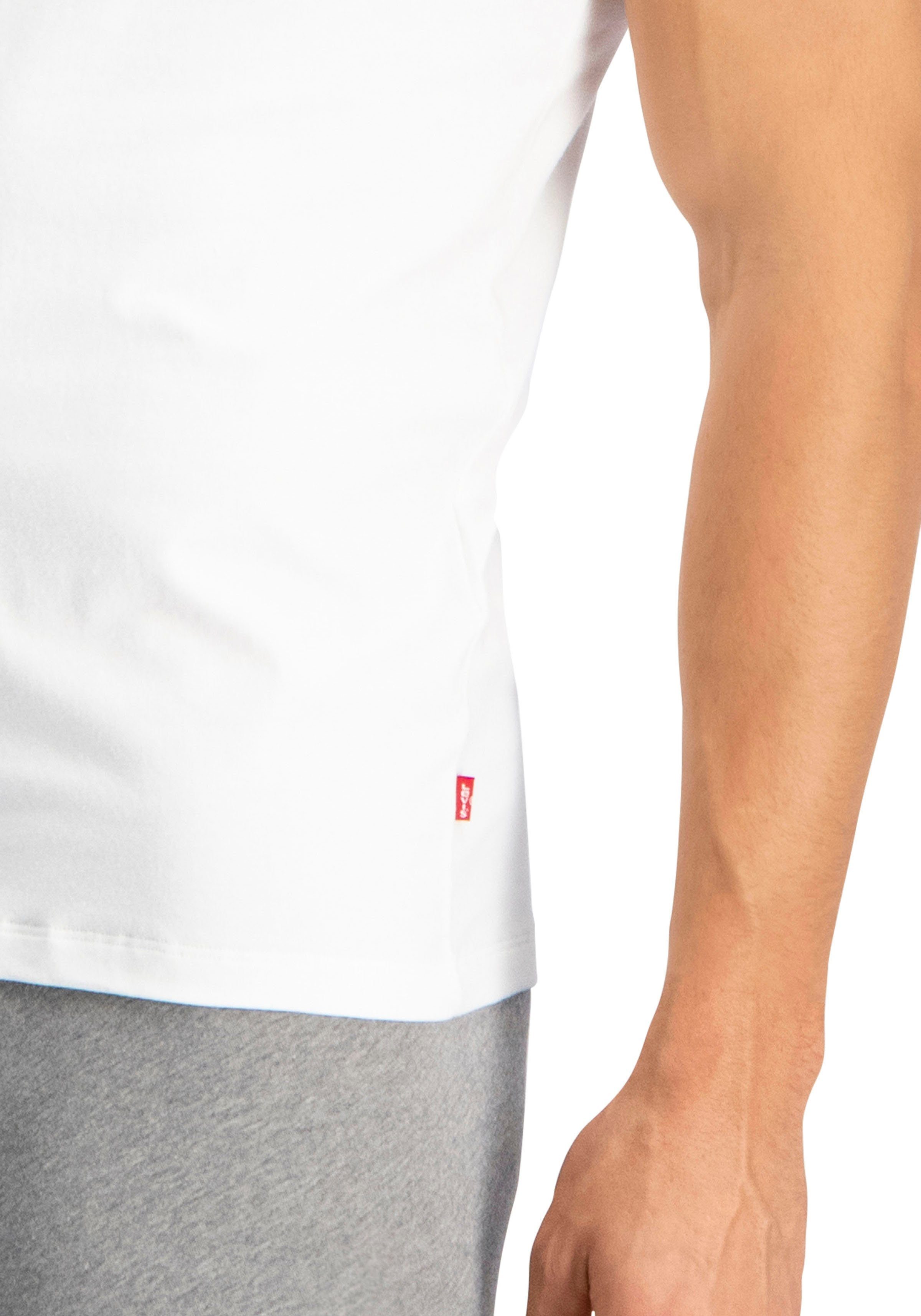 LEVIS (Packung, V-NECK white 2-tlg) Levi's® MEN T-Shirt 2P