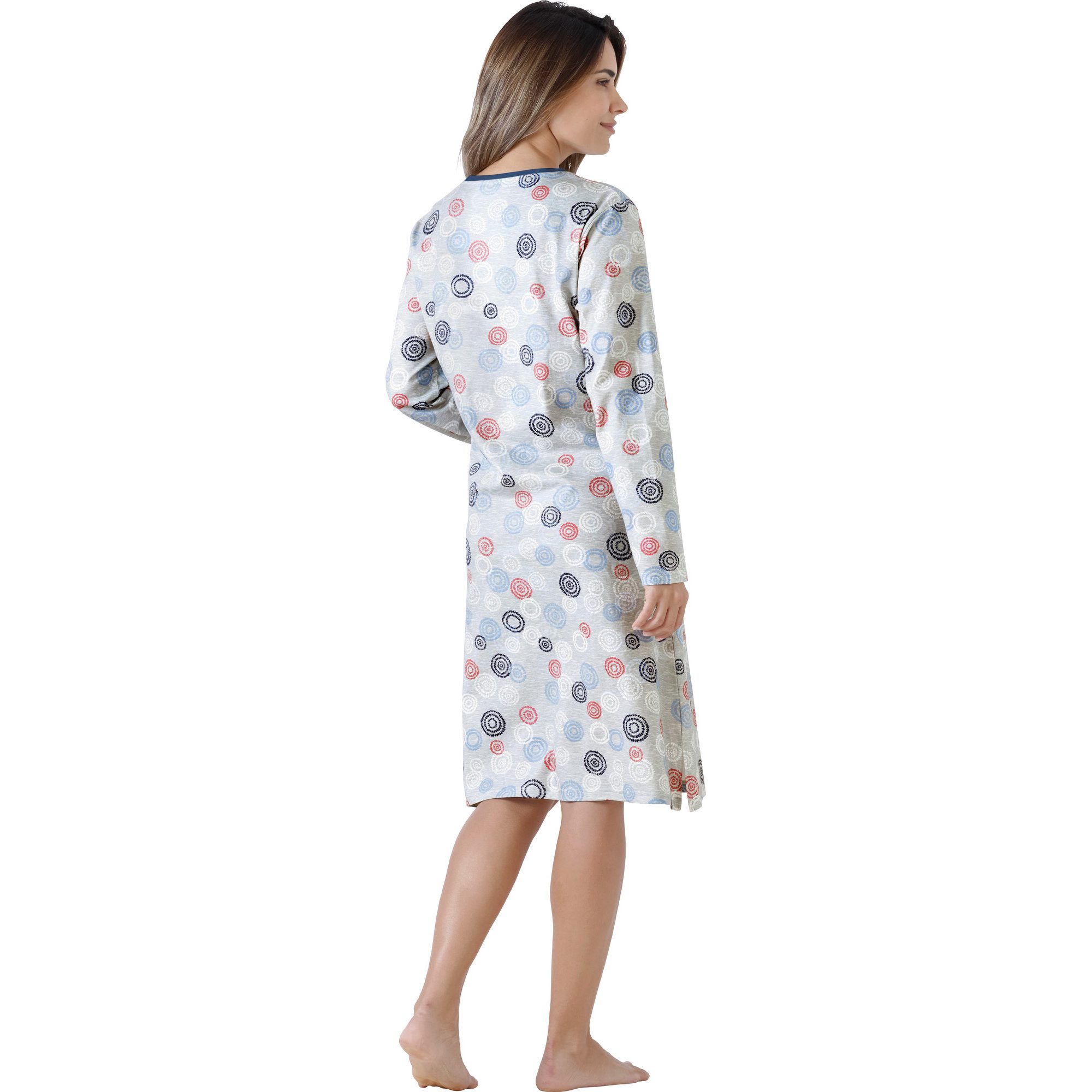 Hajo Nachthemd Damen-Nachthemd Single-Jersey gemustert günstig online kaufen