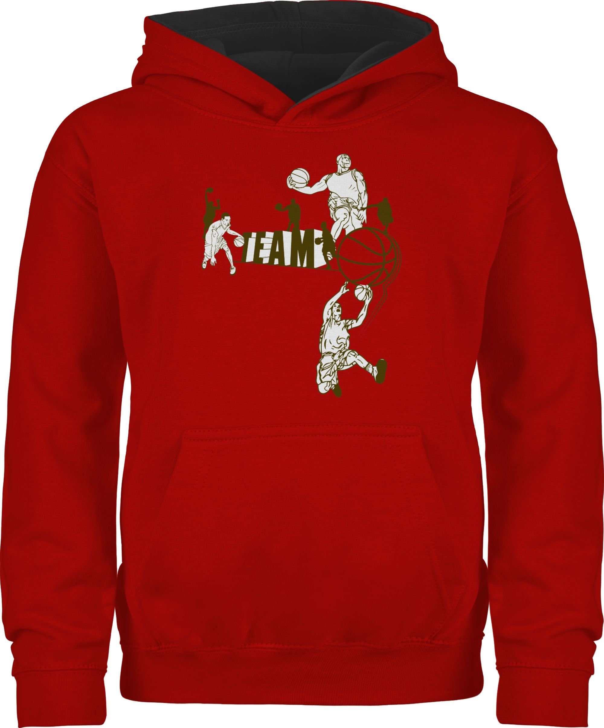 Shirtracer Hoodie Basketball Team Kinder Sport Kleidung